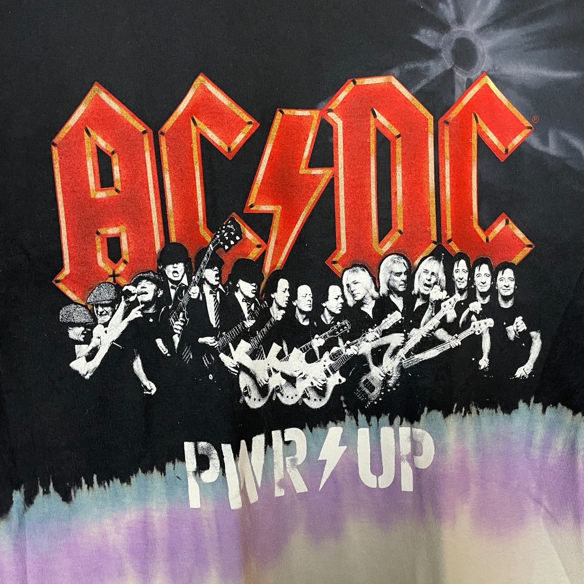 AC/DC AC/DC Power Up Tie-Dye Rock T-shirt size Large Size US L / EU 52-54 / 3 - 2 Thumbnail