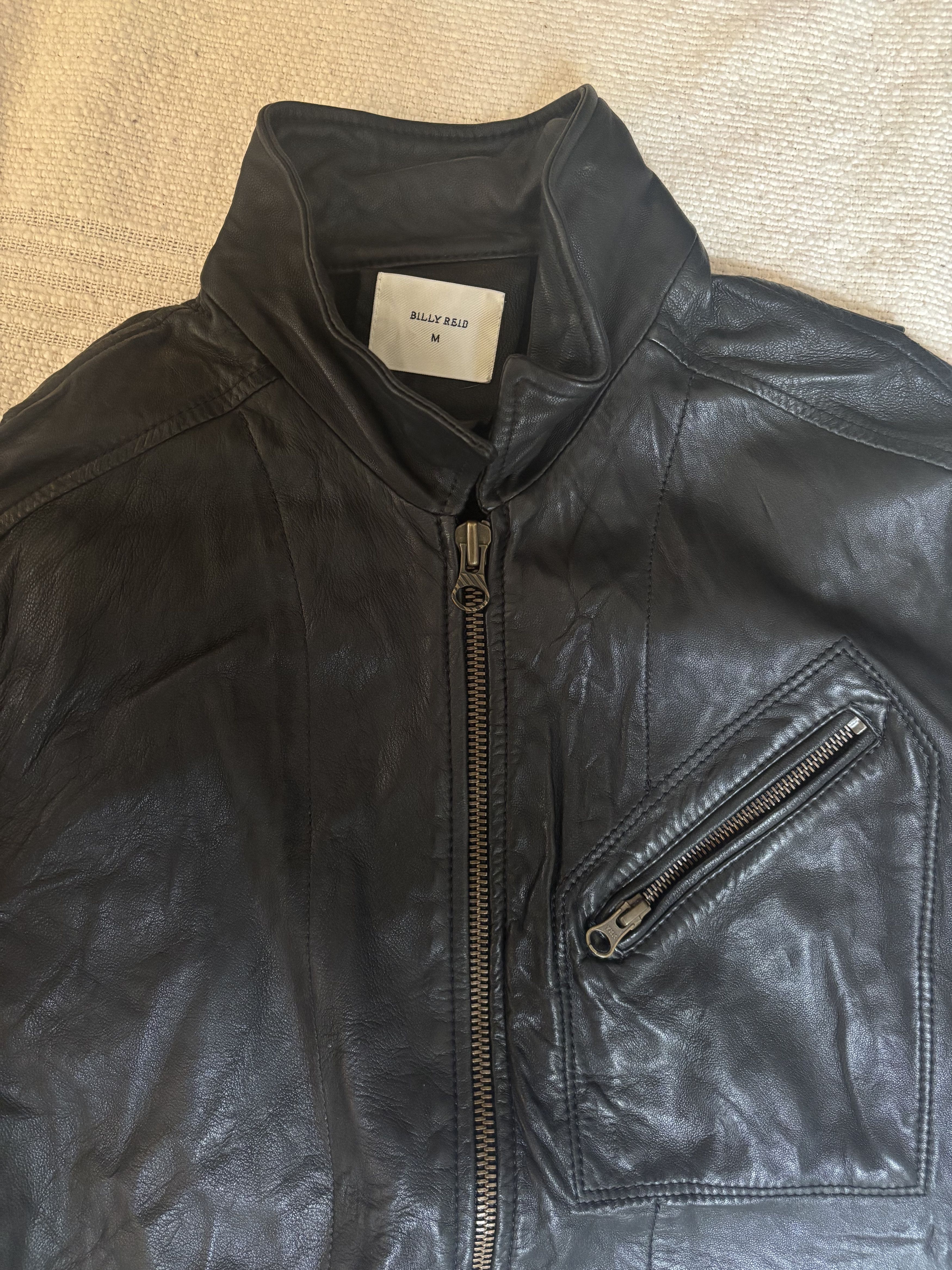 Billy Reid Lambskin Leather Jacket Size US M / EU 48-50 / 2 - 4 Thumbnail