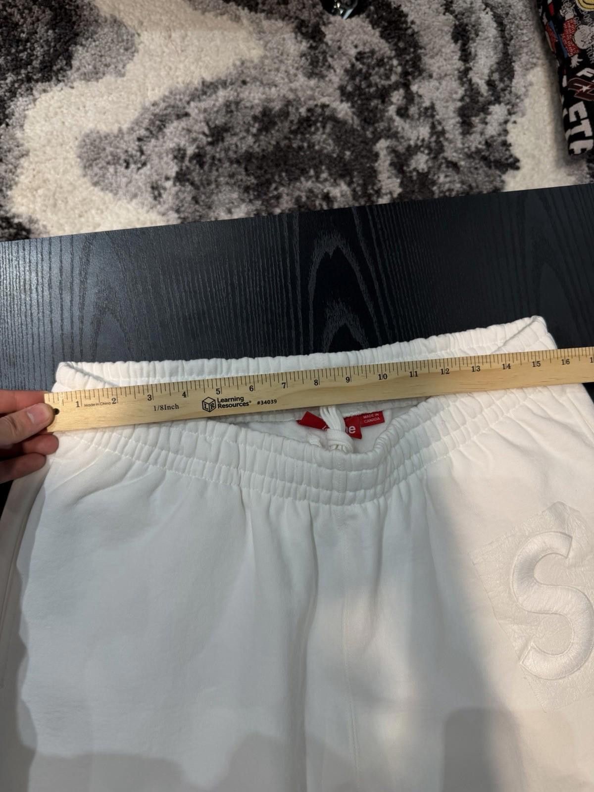 Supreme Supreme S Logo Sweatpants White (SS25) Brand New Size Large Size US 34 / EU 50 - 10 Thumbnail