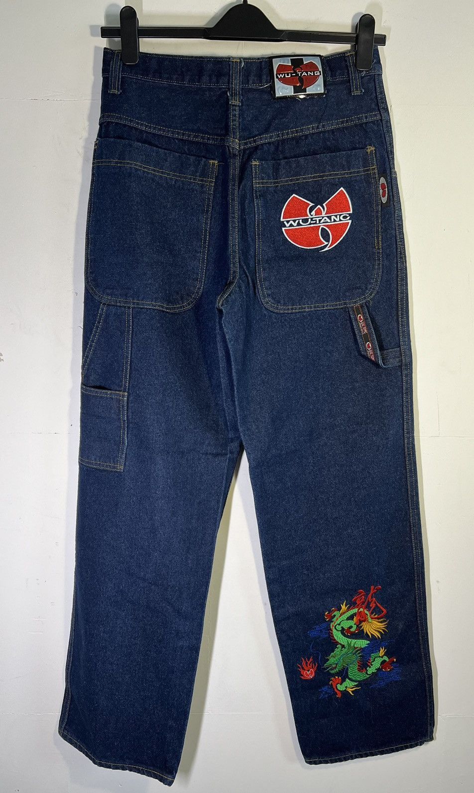 Wu-Tang Clan Wu Wear jeans, baggy vintage Wu-Tang Clan 90s hip hop Y2K 34 Size US 34 / EU 50 - 2 Thumbnail