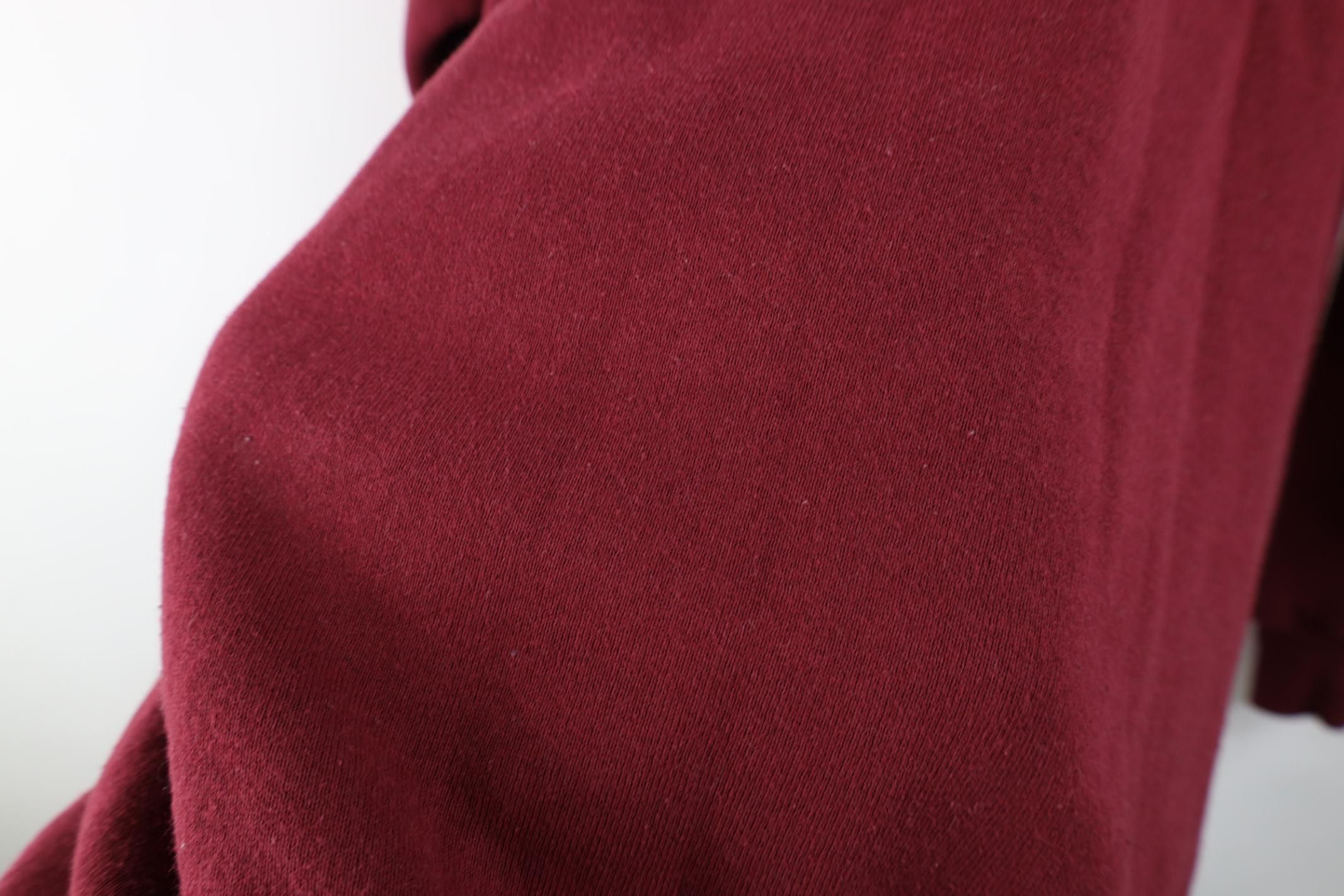 Vintage Vintage 90s Streetwear Crewneck Sweatshirt Burgundy Red USA Size US XL / EU 56 / 4 - 7 Thumbnail
