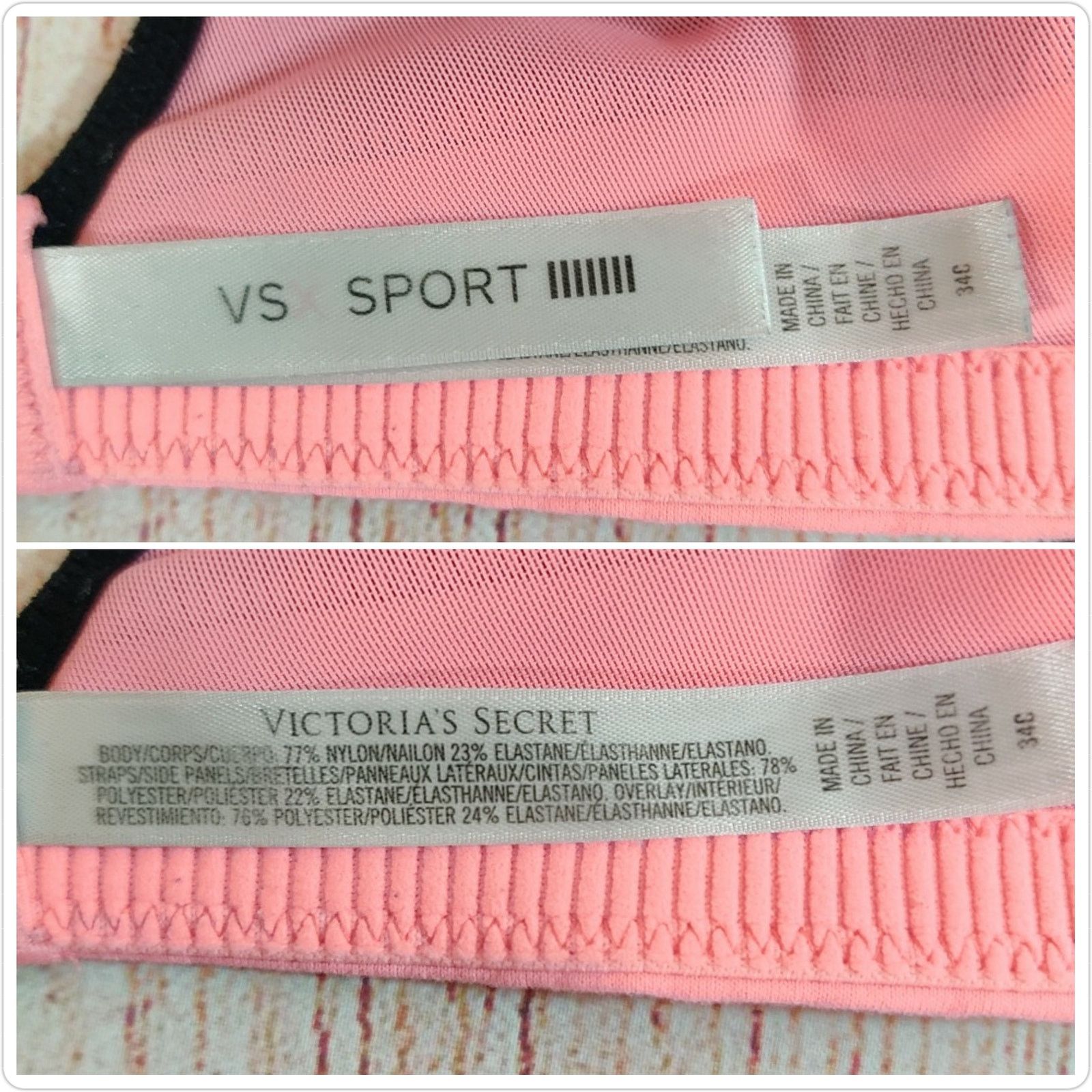 Victoria's Secret Victoria's Secret The Standout VSX Sport Bra 34C Size ONE SIZE - 10 Thumbnail
