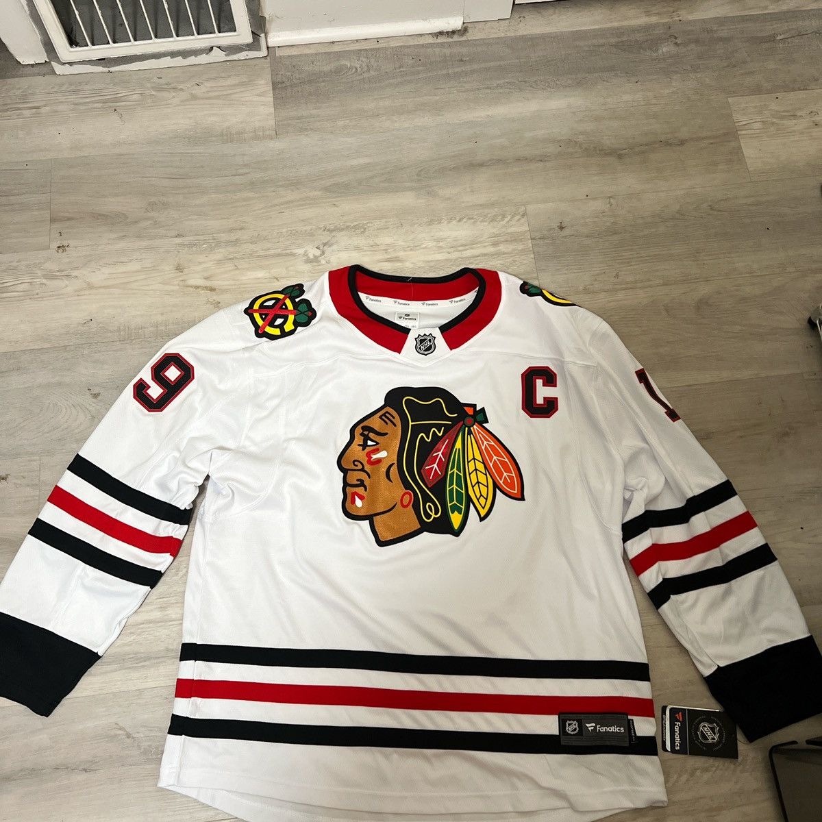 NHL Men's Chicago Blackhawks Fanatics White Away Breakaway Size US XXL / EU 58 / 5 - 1 Thumbnail