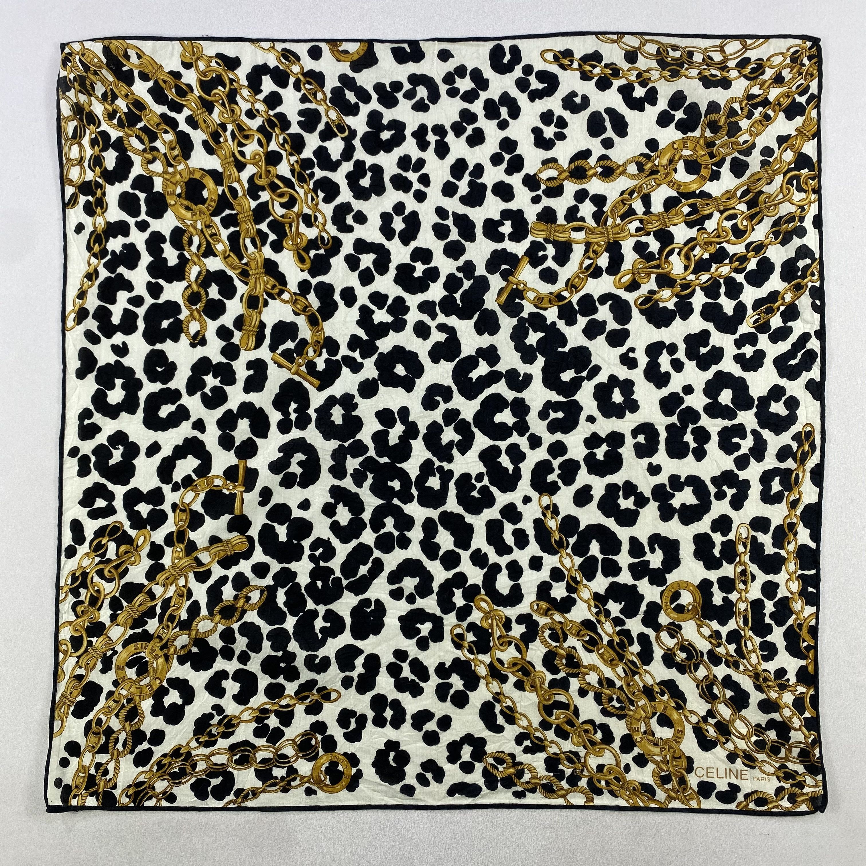 Celine × Vintage Celine Bandana/ Handkerchief / Neckerchief Size ONE SIZE - 3 Thumbnail