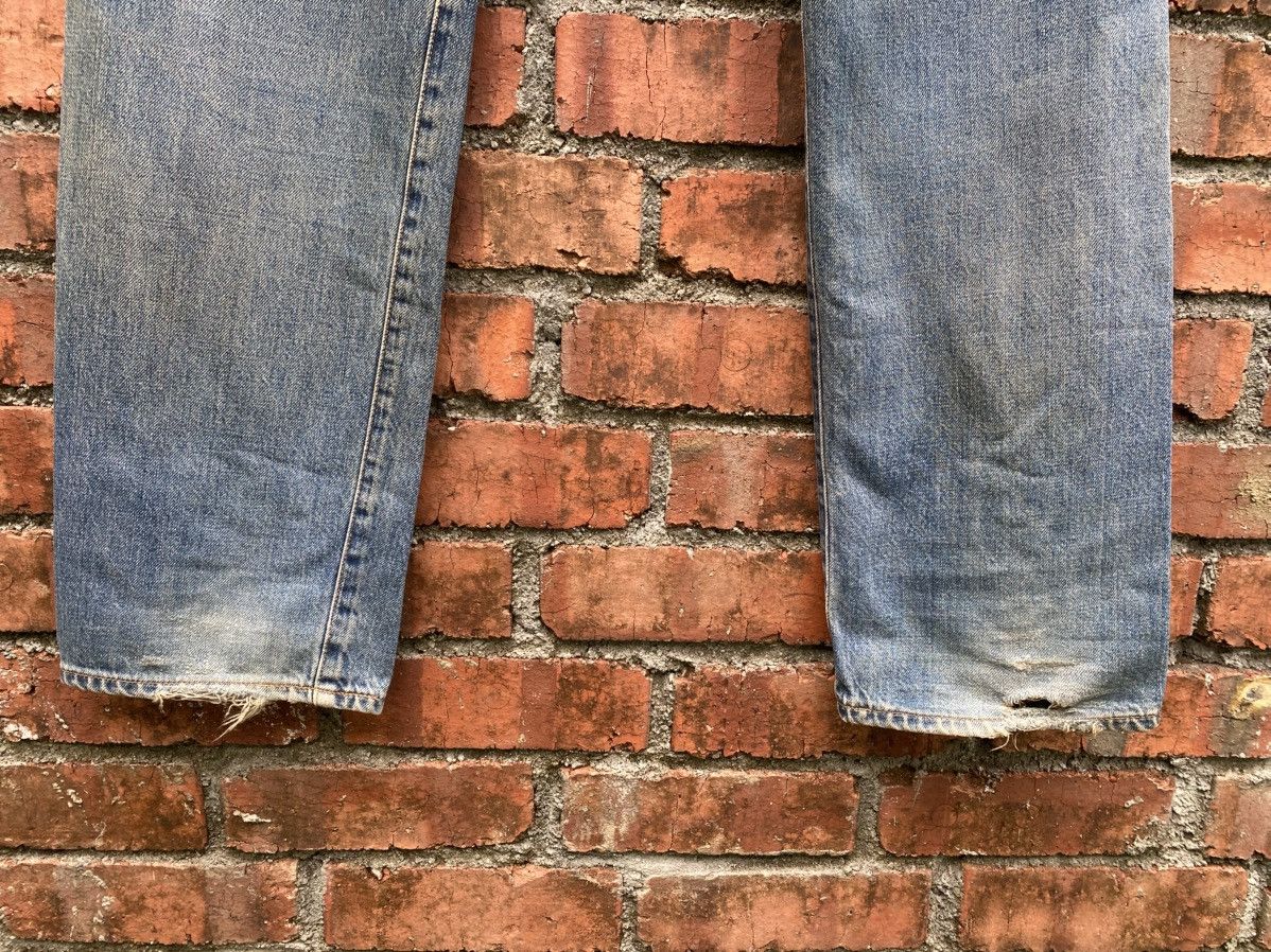 Levi's Vintage Clothing W31x33.5 Vintage levi's 502 redline big E denime Size US 31 - 7 Thumbnail