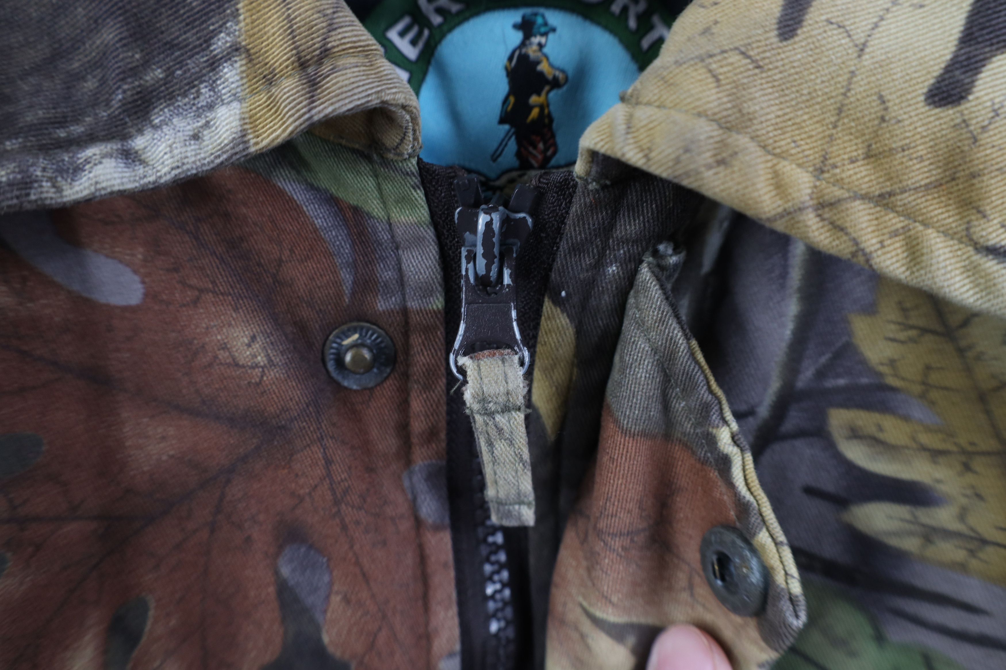 Vintage Vintage 90s Streetwear Camouflage Quilted Bomber Jacket Size US XL / EU 56 / 4 - 6 Thumbnail