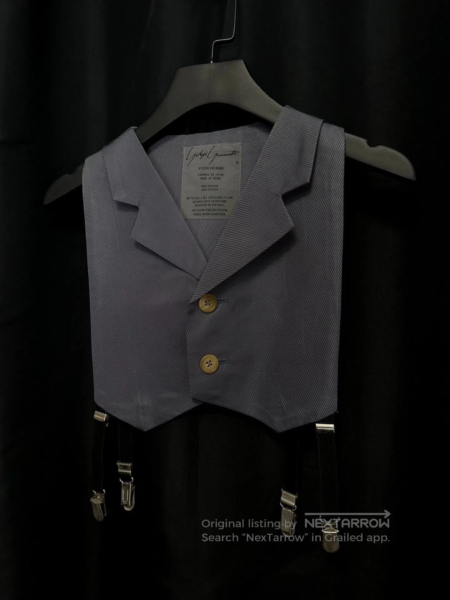 Yohji Yamamoto Yohji Yamamoto 1980s Suspender Vest. Size US M / EU 48-50 / 2 - 5 Thumbnail