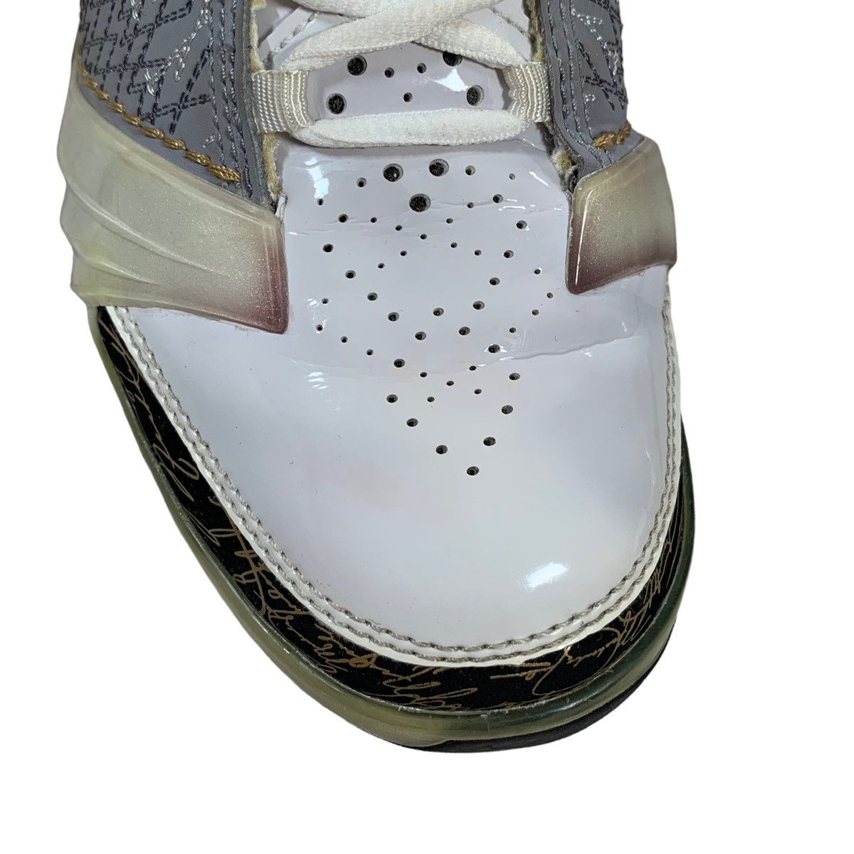 Jordan Brand VTG Air Jordan 23 XX3 Stealth Grey White Gold 2008 Sneakers Size US 6.5 / EU 39-40 - 6 Thumbnail
