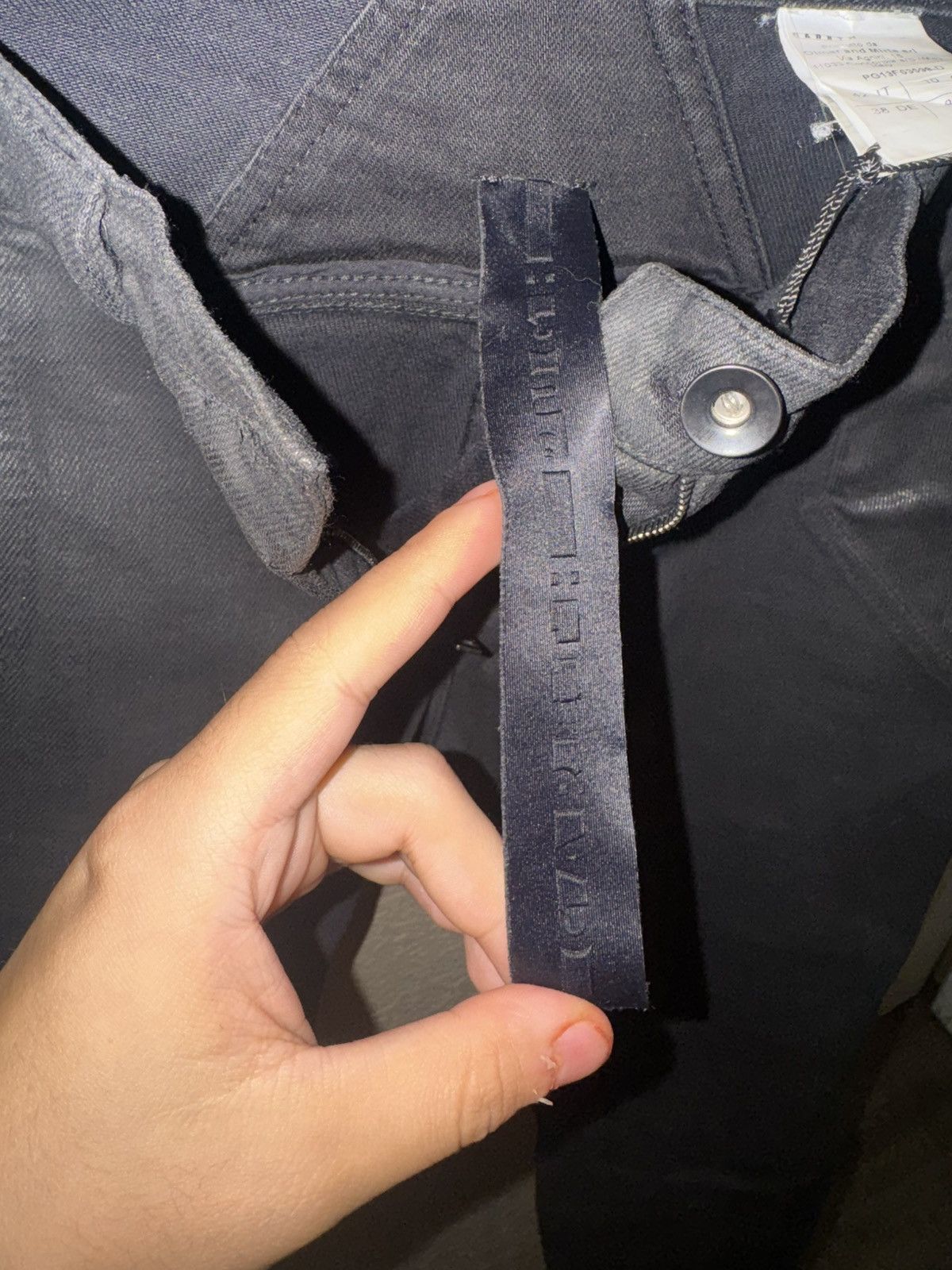 Gareth Pugh Gareth pugh waxed denim pant (like rick owens) Size US 29 - 9 Thumbnail