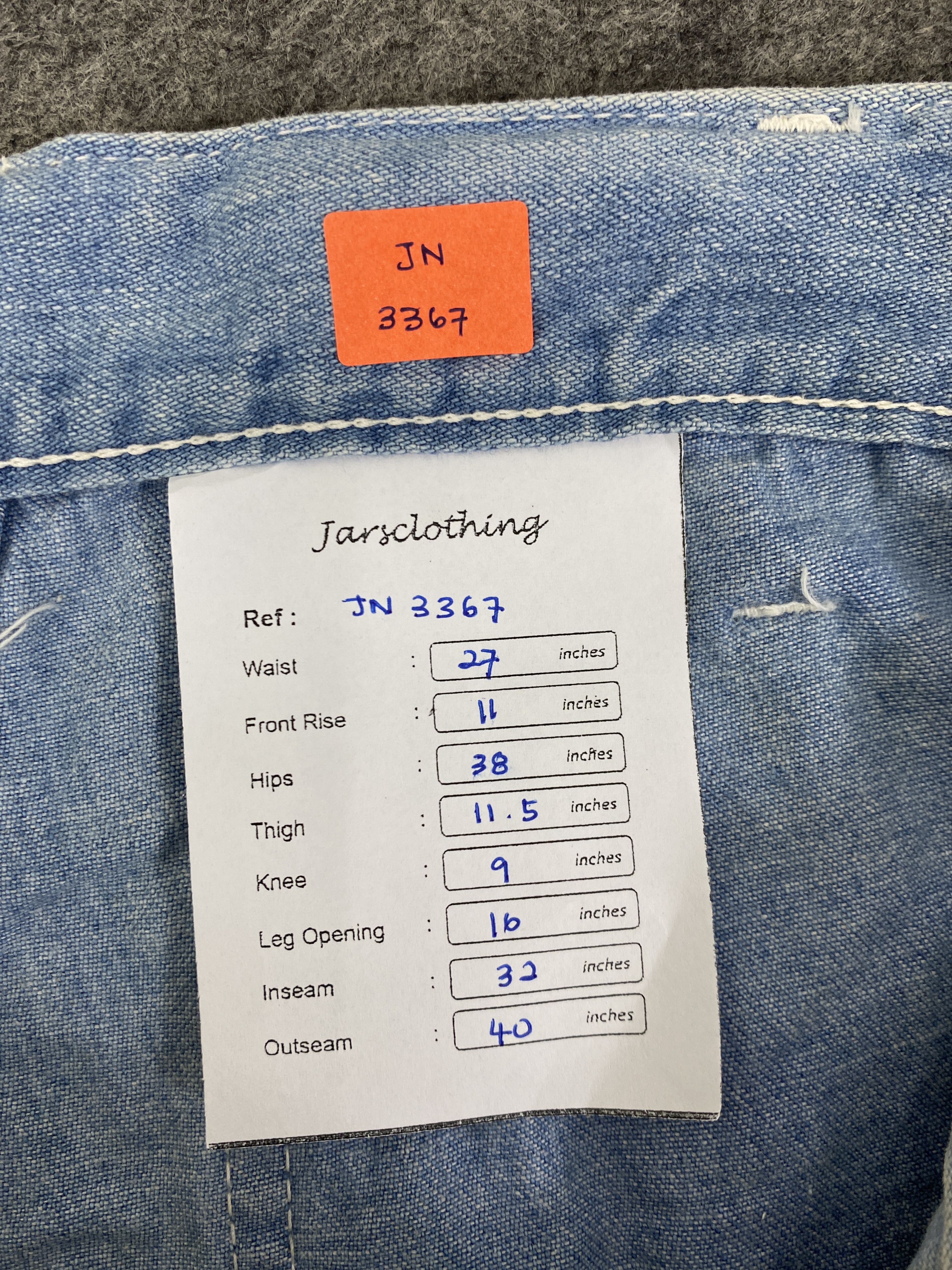 Edwin Light Blue Vintage Edwin Carpenter Jeans 27x32 - JN3367 Size 27" / US 4 / IT 40 - 8 Thumbnail