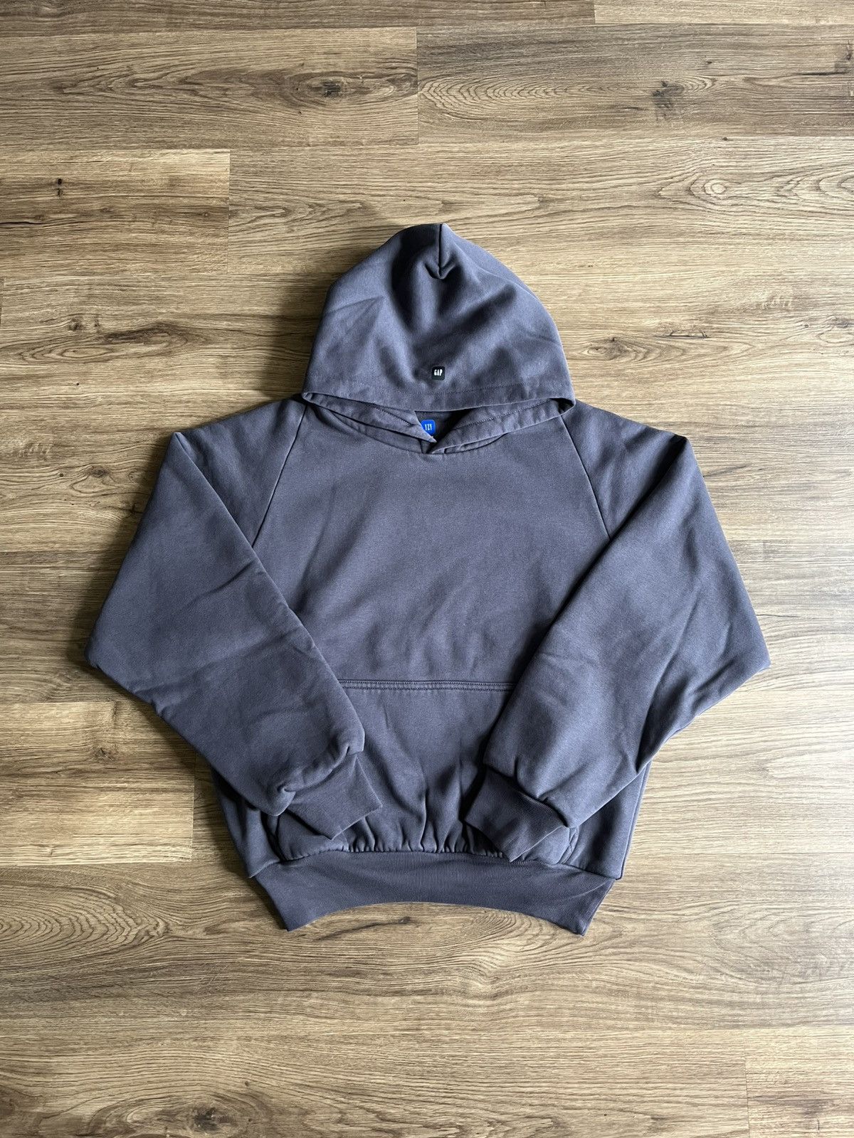 Yeezy Gap Logo Hoodie Dark Grey | Grailed