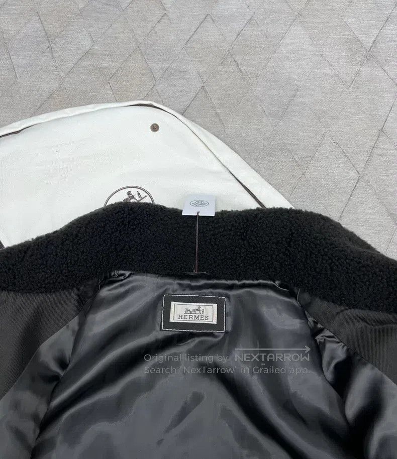 Hermes Hermes Equestrian Fur Coat Lamb Skin Fur Size US L / EU 52-54 / 3 - 5 Thumbnail