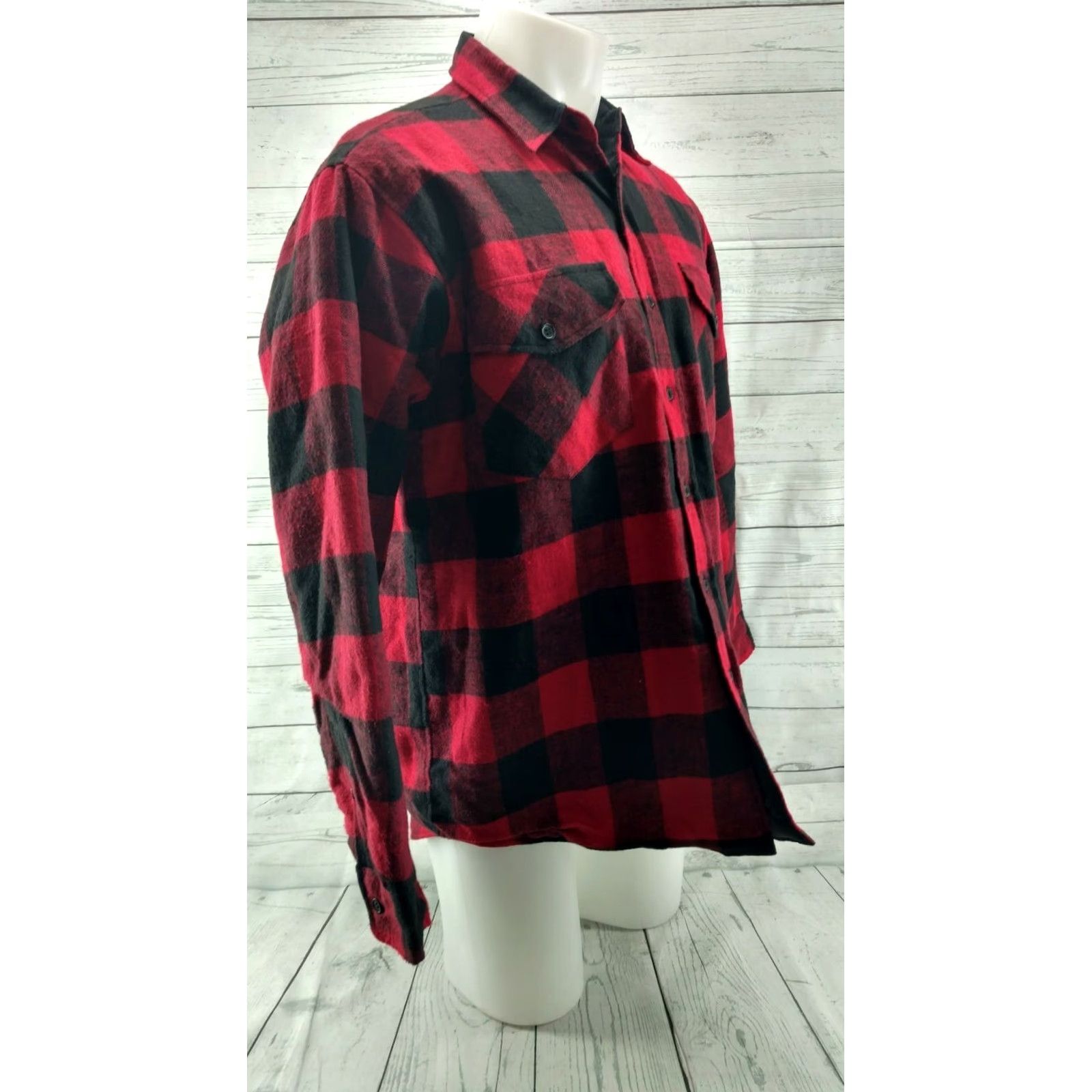 BB Dakota VINTAGE Dakota Red Flannel Jacket Size Medium Plaid Quilted Lining Hipster Dakota Shirt Jacket Mens Size US M / EU 48-50 / 2 - 4 Thumbnail