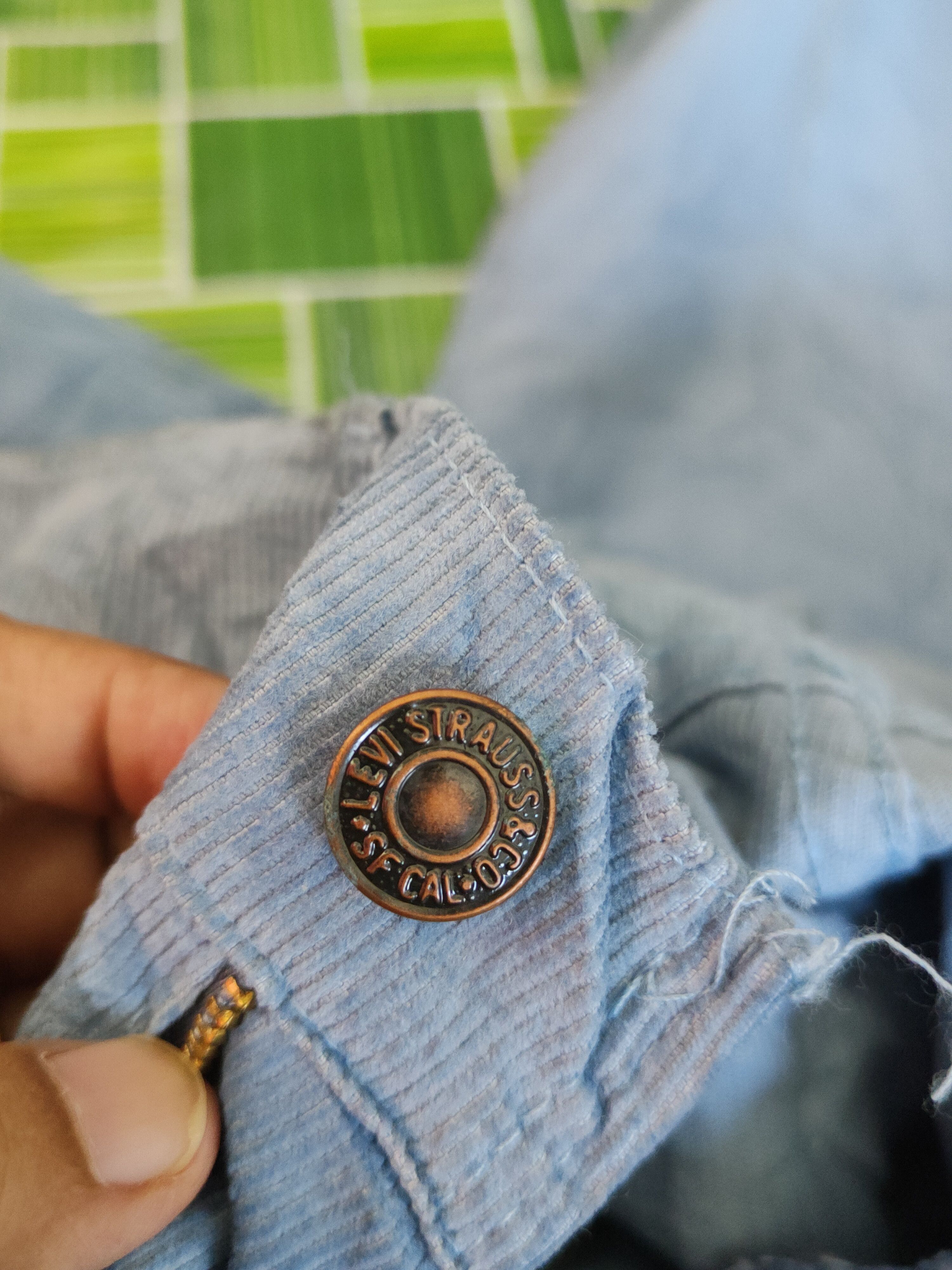 Levi's Levi's Vintage single digit Blue Corduroy Pants #S1799 Size US 29 - 17 Thumbnail
