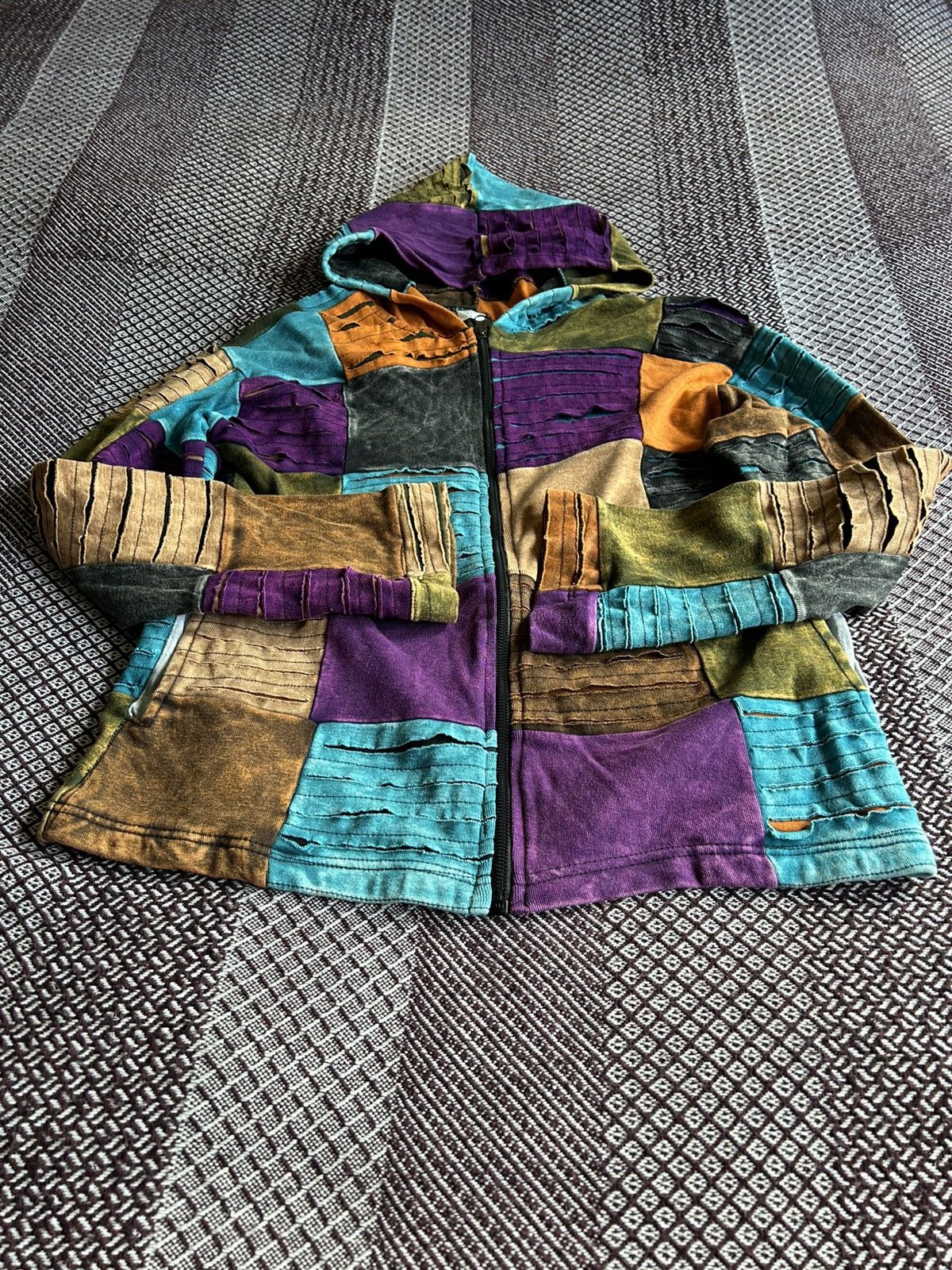 Vintage Vintage Y2K Nepal Fantasy Zip Up Hoodie Elf Style Size M Size M / US 6-8 / IT 42-44 - 5 Thumbnail