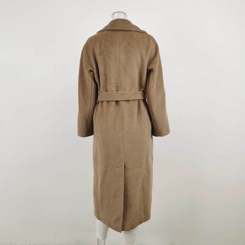 Max Mara Max Mara Wool Alpaca Mohair Blend Solid Lapel Tie Long Sle Size S / US 4 / IT 40 - 2 Thumbnail