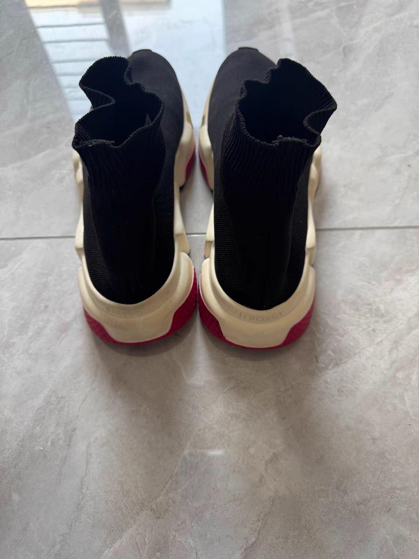 Balenciaga Balenciaga Speed 1.0 High-Top Slip-On Running Shoes K13 Size US 9 / IT 39 - 4 Thumbnail