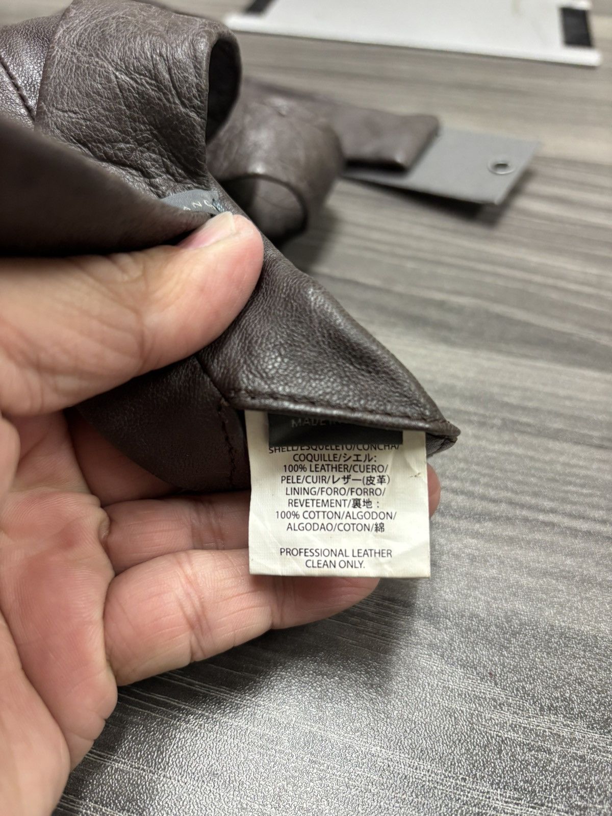 Armani Exchange New Armani Exchange A\X Brown Leather Tie From Early 2000s Size ONE SIZE - 6 Thumbnail