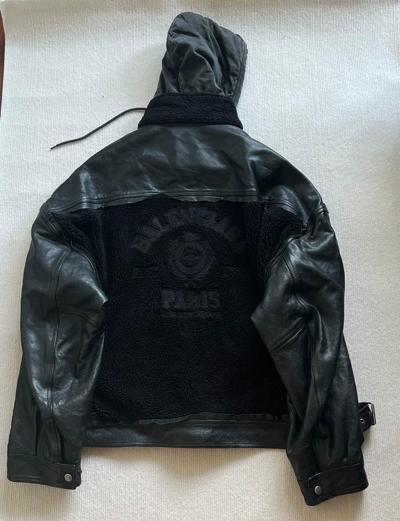Balenciaga Balenciaga Polar fleece cowhide hooded jacket Size US M / EU 48-50 / 2 - 2 Thumbnail