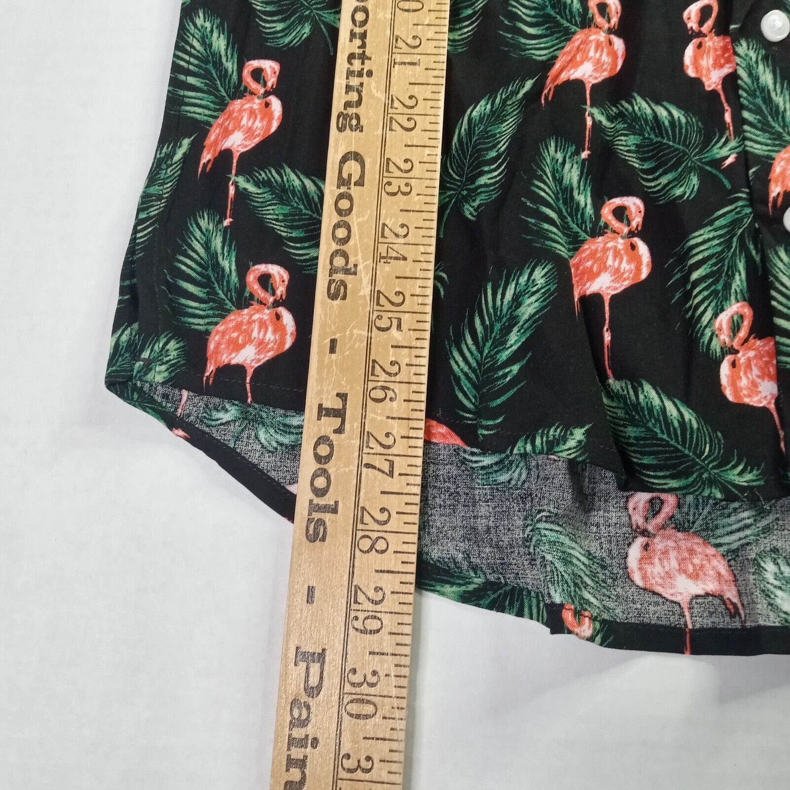 Other Blend Flamingo Shirt Mens S Floral Black/Pink Hawaiian Style Size US S / EU 44-46 / 1 - 5 Thumbnail