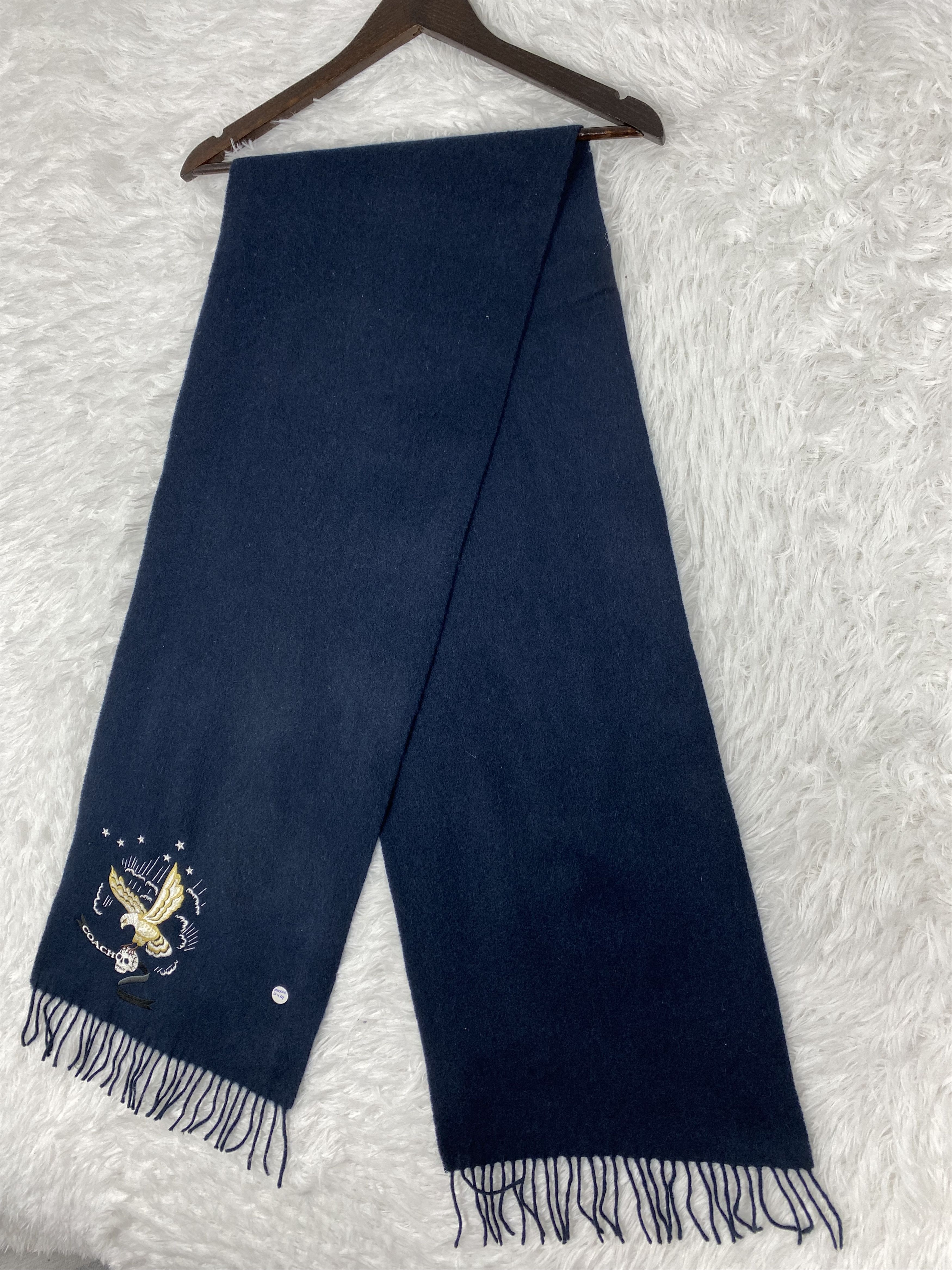 Coach × Vintage Vintage Coach Eagle Scarf / Muffler Neckwear PM0008 Size ONE SIZE - 4 Thumbnail