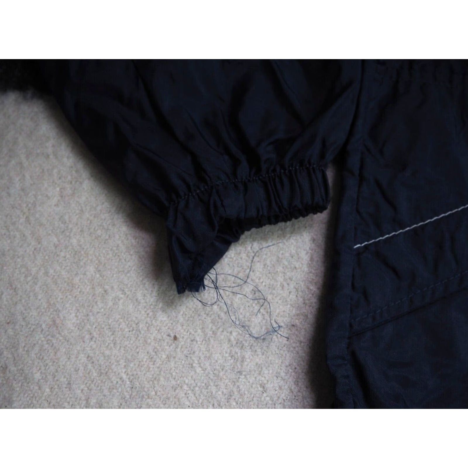 Vintage VINTAGE Gold Label Navy Blue Full Zip Hippy Nylon Windbreaker Jacket M Size US M / EU 48-50 / 2 - 8 Thumbnail