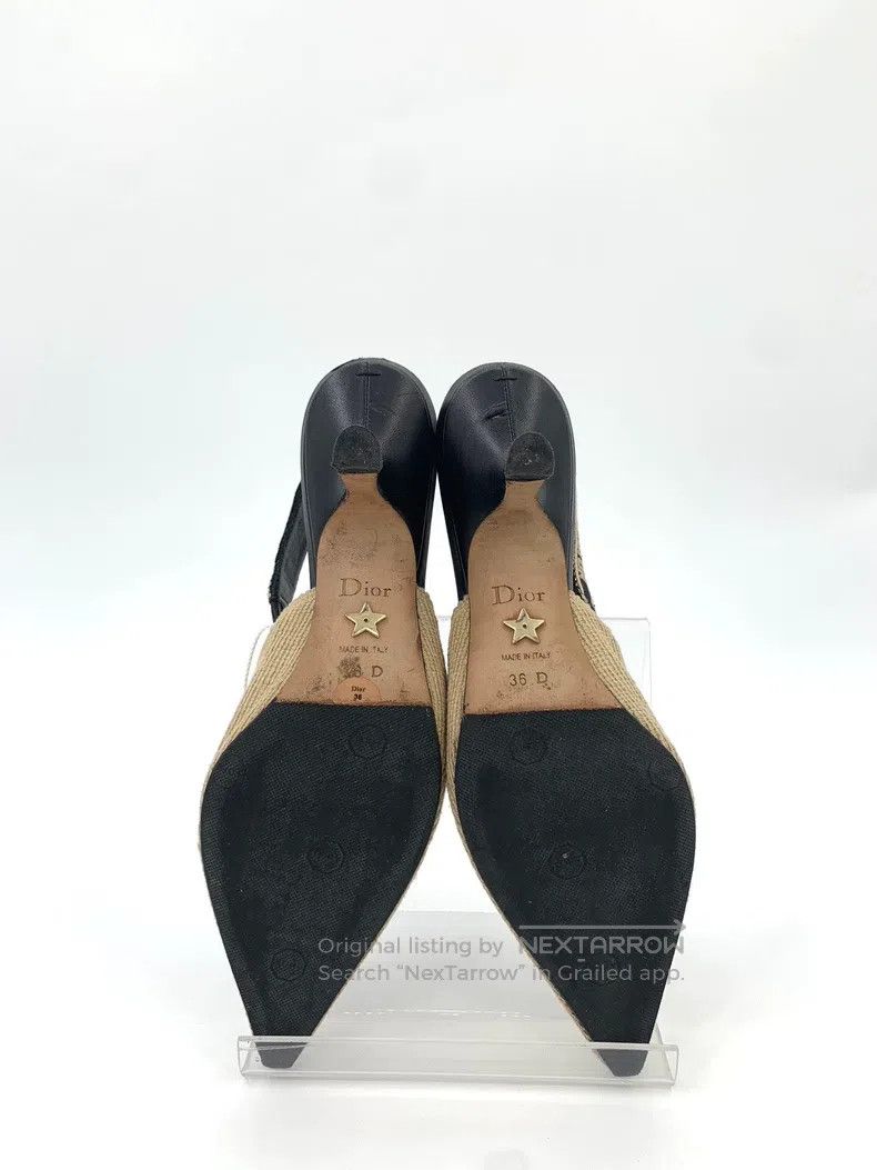 Dior Dior Brown pointed toe embroidered braided lace-up high-he Size US 5.5 / IT 35.5 - 5 Thumbnail
