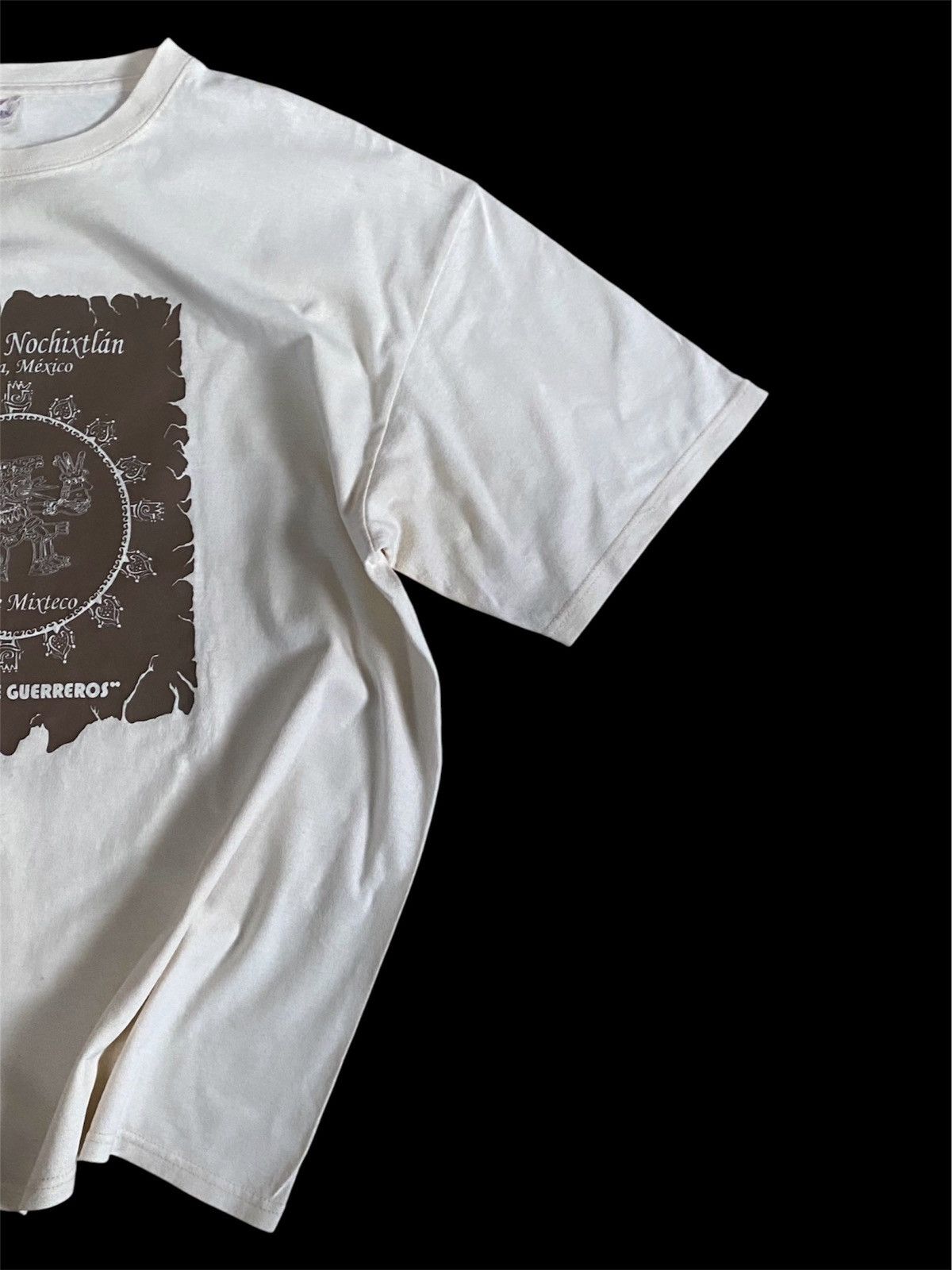 Vintage 90s Yazbek Codice Mixteco Art Graphic T-shirt Size US L / EU 52-54 / 3 - 3 Thumbnail