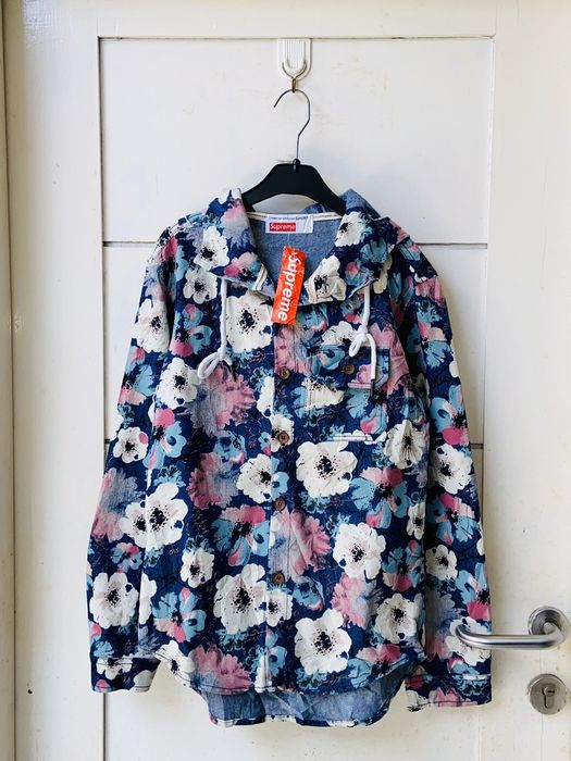 Supreme COMME des GARCONS SHIRT x SUPREME Flower Shirt | Grailed