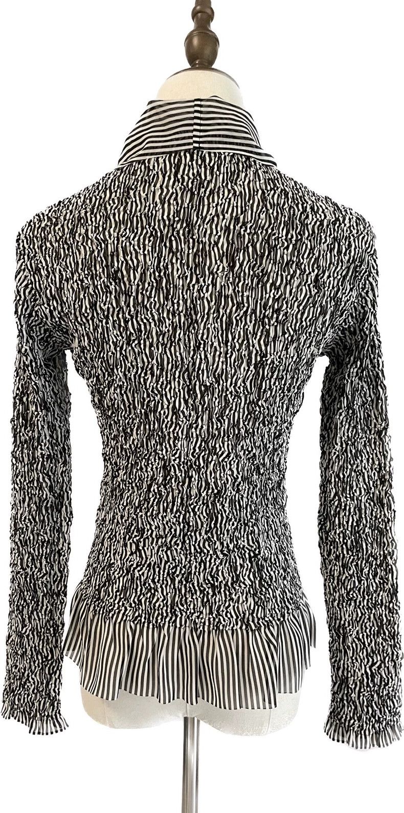 Issey Miyake Issey Miyake size:2 A long-sleeved grey main line top Size XS / US 0-2 / IT 36-38 - 2 Thumbnail