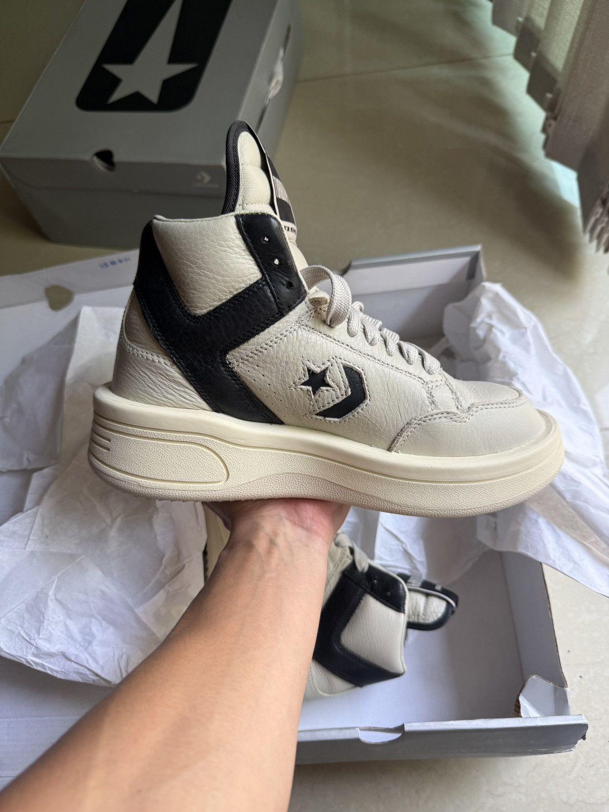 Converse × Rick Owens Drkshdw Rick owens x converse UNDER Size US 5.5 / EU 38 - 10 Thumbnail