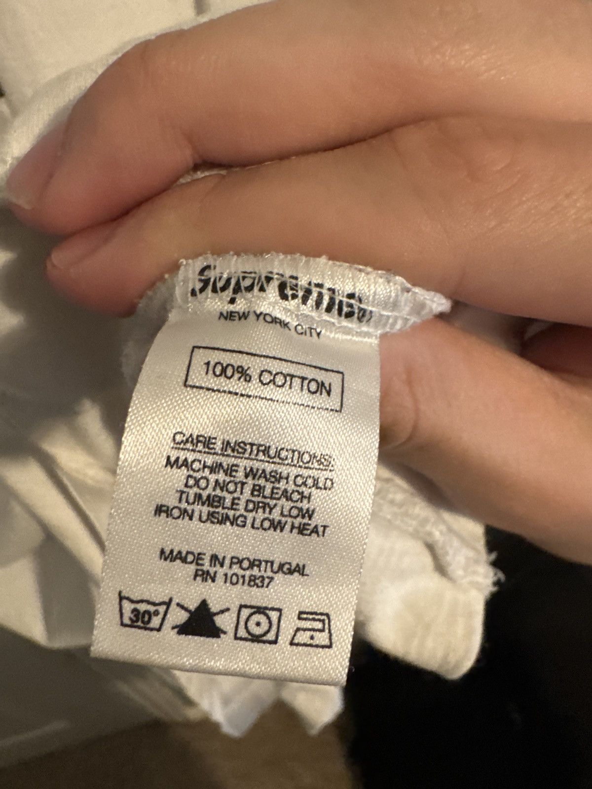Comme des Garcons × Supreme Split Box Logo Tee Size US L / EU 52-54 / 3 - 5 Thumbnail