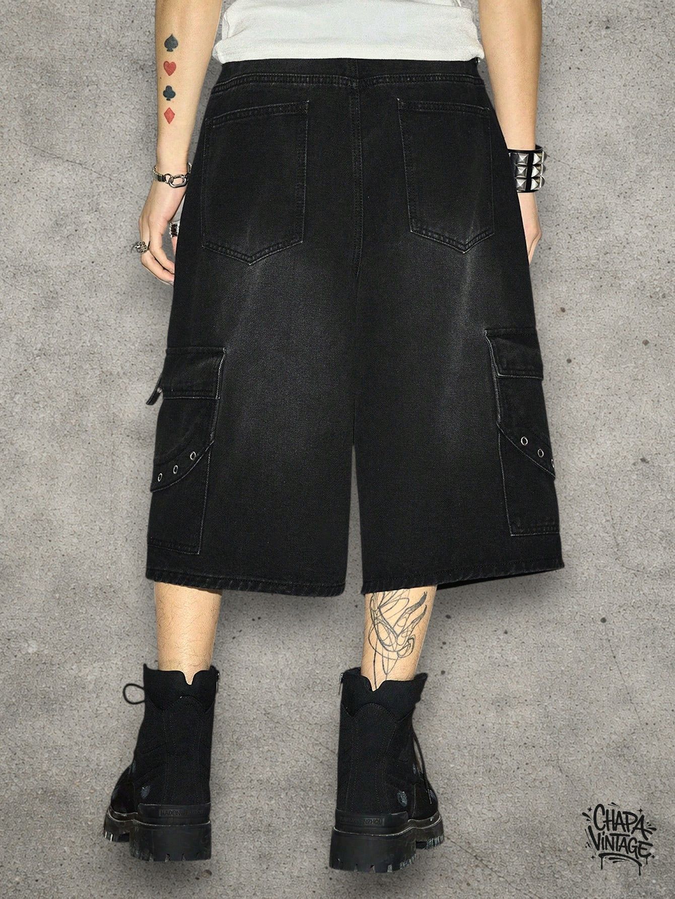 Vintage Opium goth shorts Size US 32 / EU 48 - 4 Thumbnail