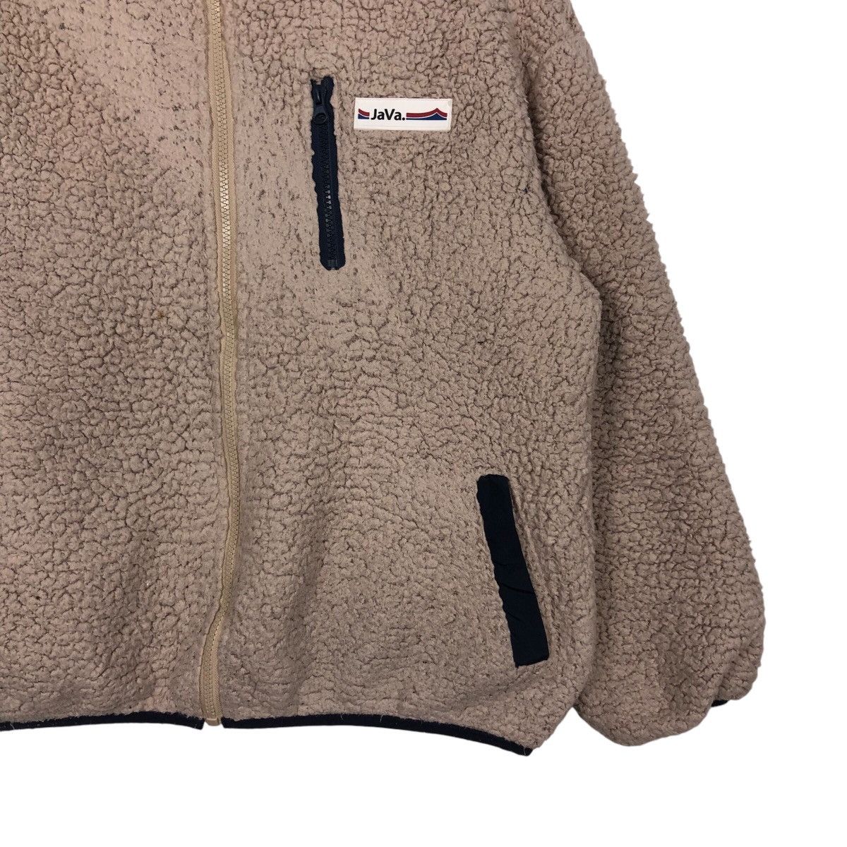 Japanese Brand × Vintage 📌Vintage Fleece Bomber Jacket Dip Pile Java Size US M / EU 48-50 / 2 - 6 Thumbnail