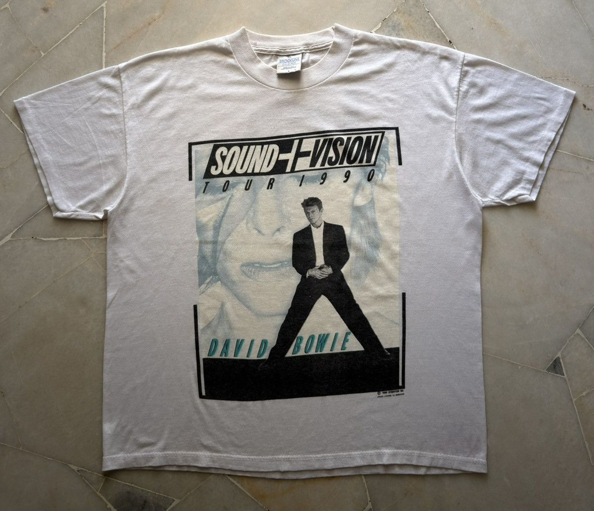Band Tees VINTAGE ©️1990 DAVID BOWIE SOUND VISION TOUR TEE , SHIRT Size US L / EU 52-54 / 3 - 2 Thumbnail