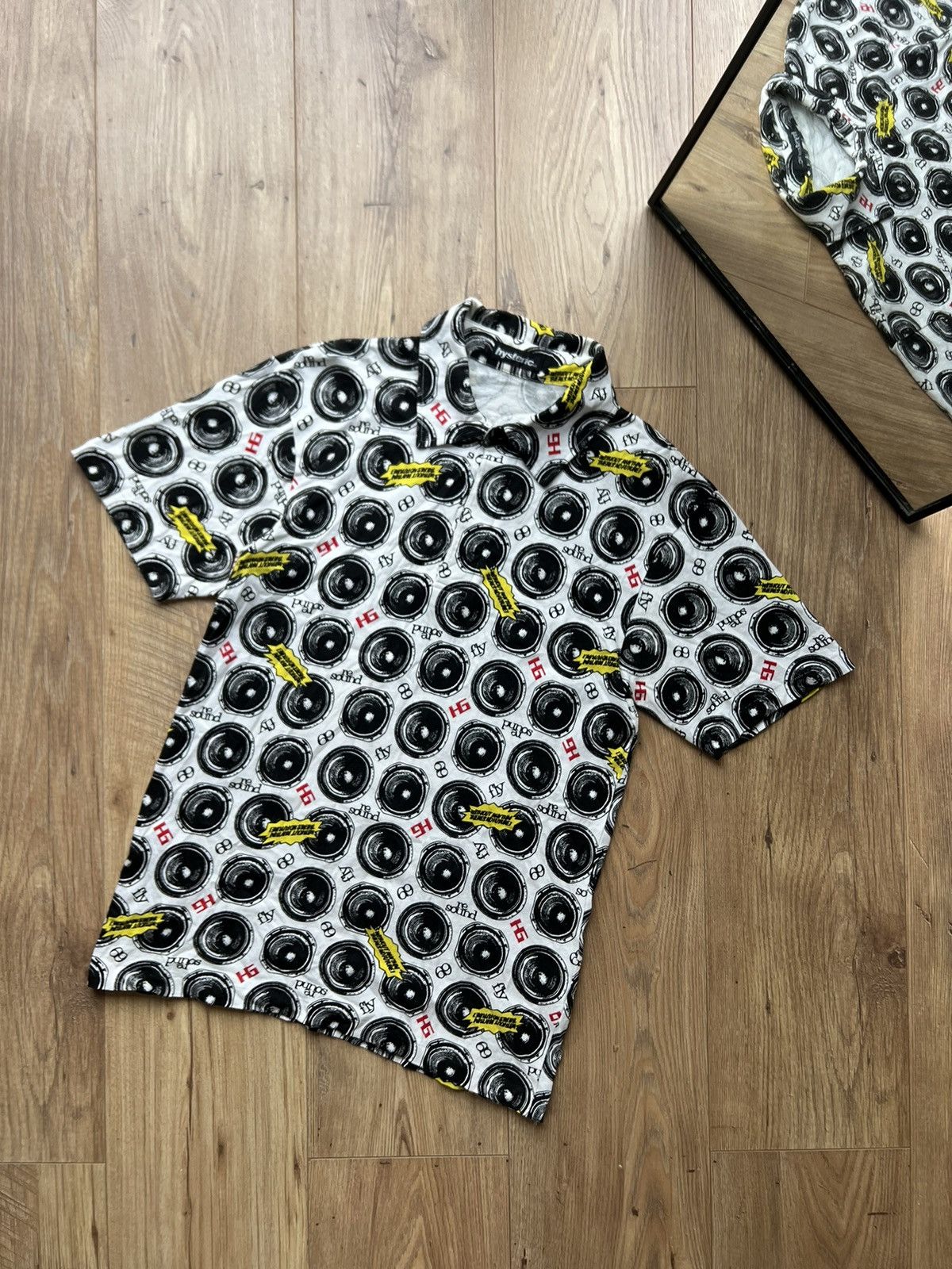 00’s HYSTERIC GLAMOUR RARE VINTAGE RESOUND POLO T-SHIRT Y2K