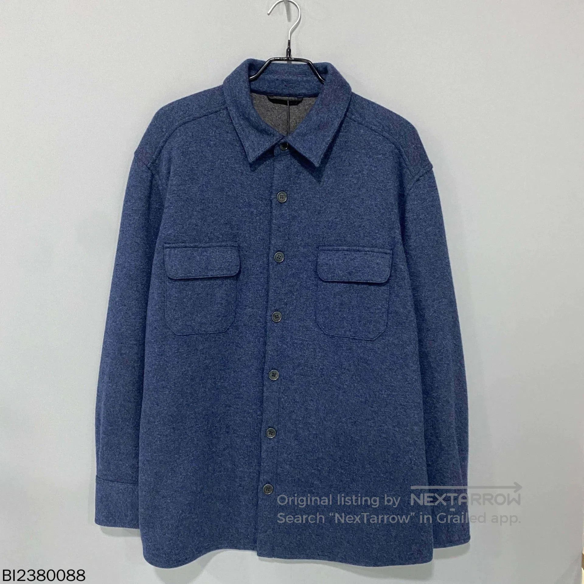 Loro Piana navy blue single-button jacket by Loro Piana. Size US XXL / EU 58 / 5 - 1 Thumbnail
