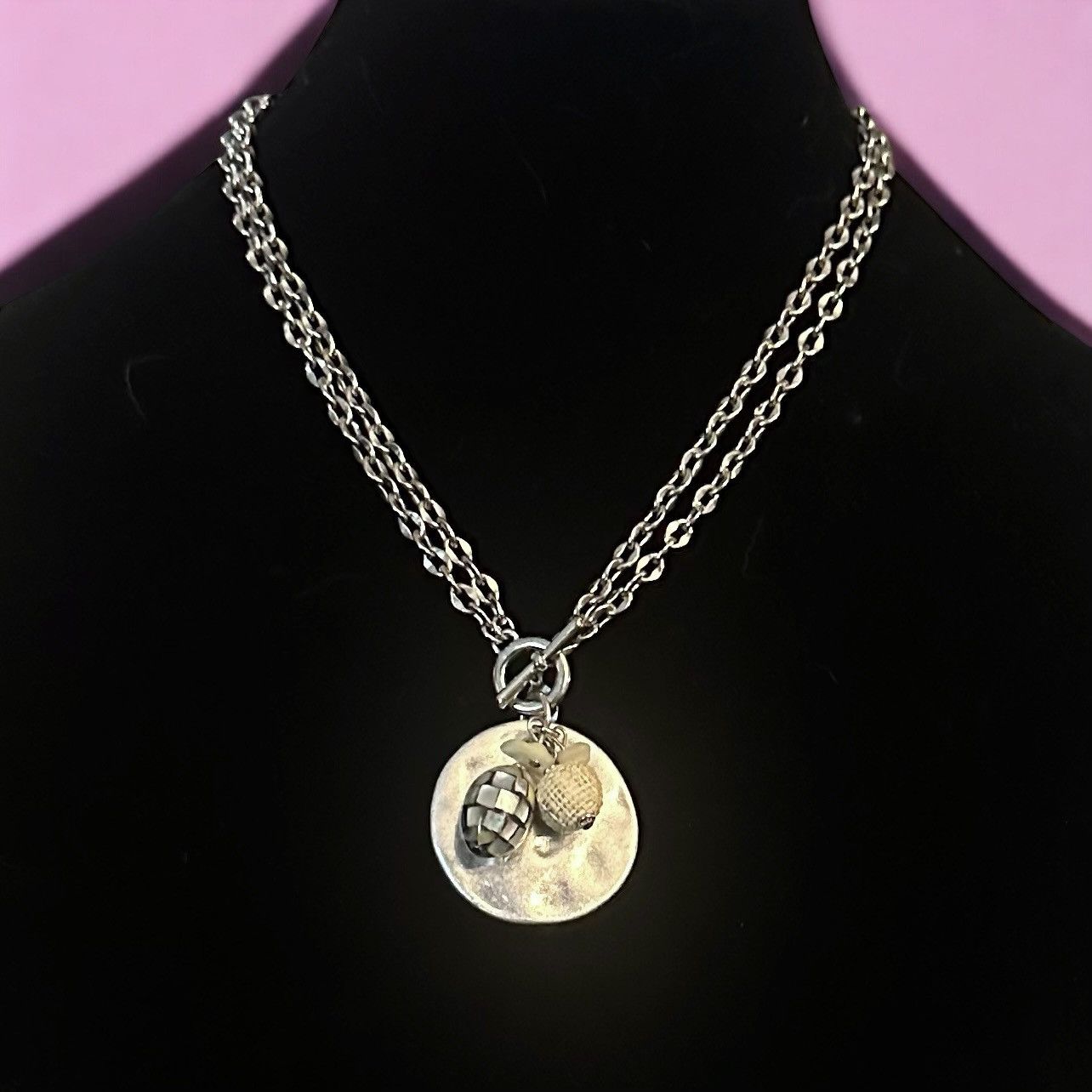 Other Cookie Lee sand dollar & abalone charms pendant necklace Size ONE SIZE - 1 Thumbnail