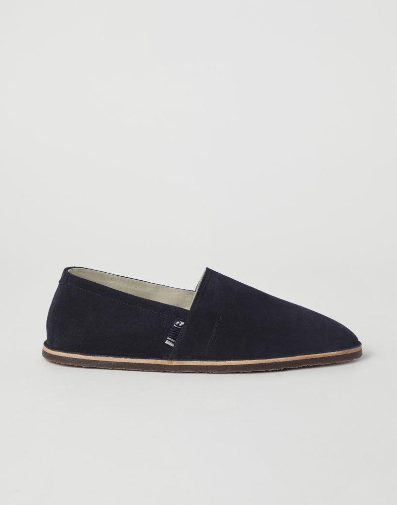 Brunello Cucinelli o1w1db10725 Suede Espadrilles in Navy Blue Size US 8.5 / EU 41-42 - 1 Thumbnail