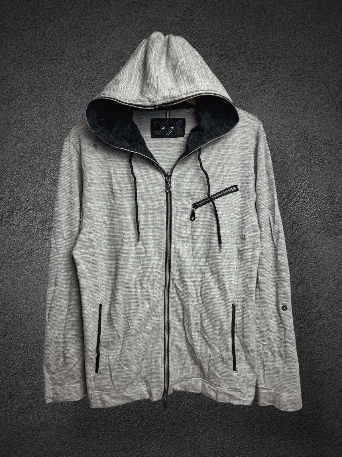 If Six Was Nine × Japanese Brand × Le Grande Bleu (L.G.B.) Full Zipper Nota Bene Hoodie Japanese Size US M / EU 48-50 / 2 - 1 Thumbnail