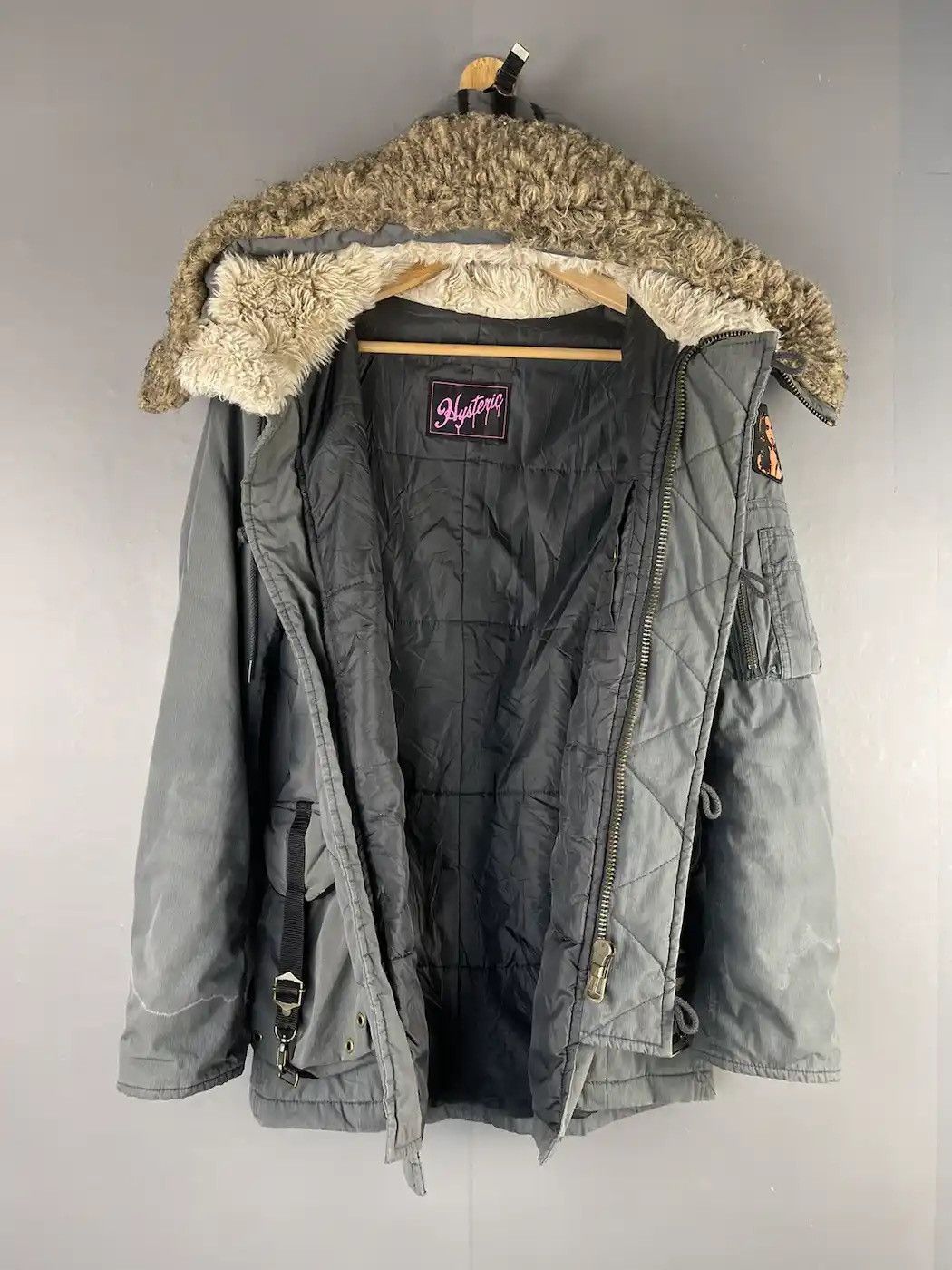 Hysteric Glamour 🔥Hysteric Glamour Multipocket Faux Fur Hoodie Jacket Size M / US 6-8 / IT 42-44 - 12 Thumbnail
