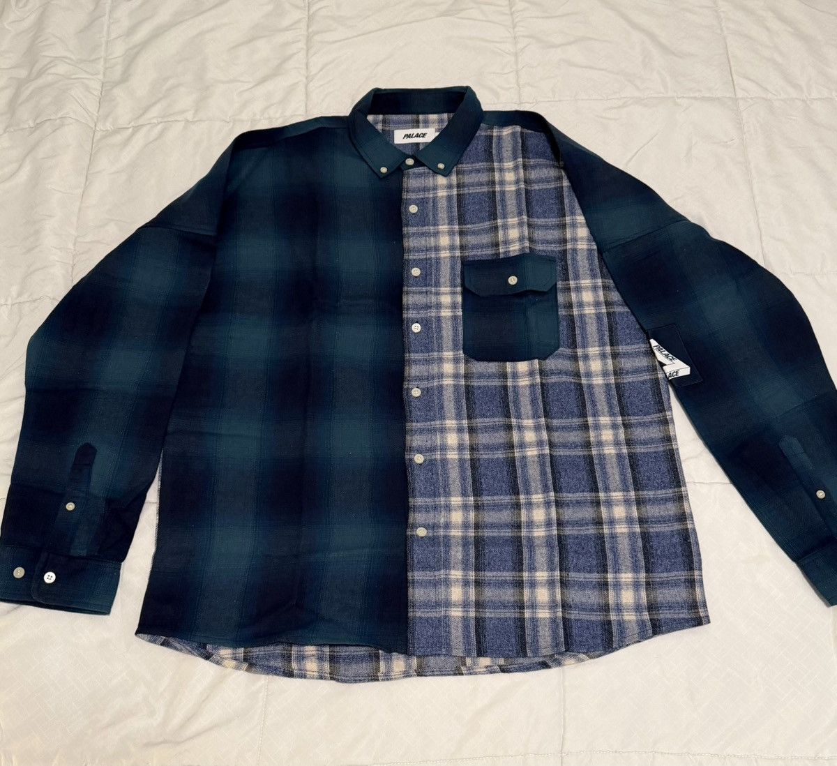 Palace Palace Patchy Flannel Shirt Blue Size L Brand New Size US L / EU 52-54 / 3 - 1 Thumbnail