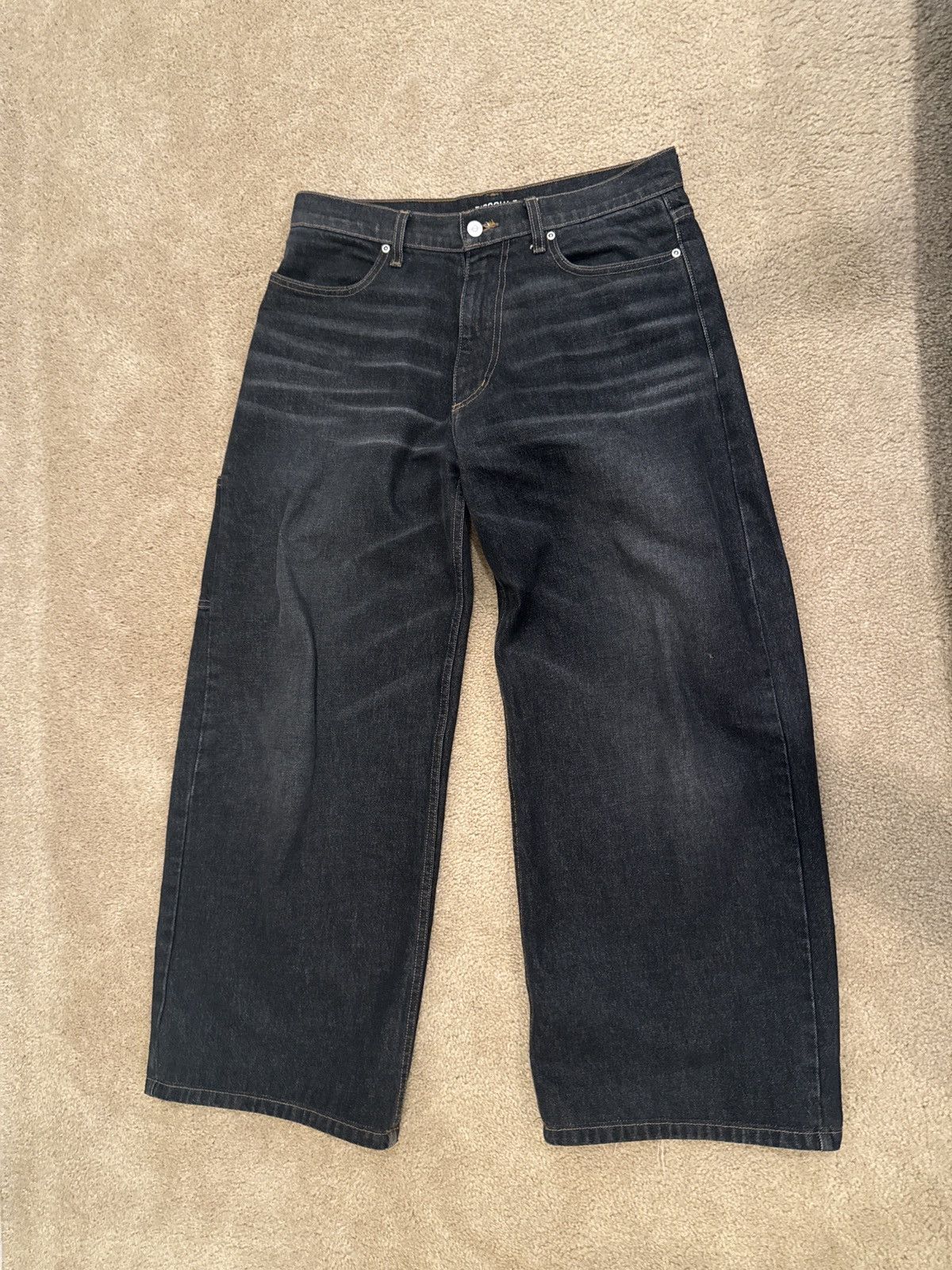 Discontd Charcoal jeans