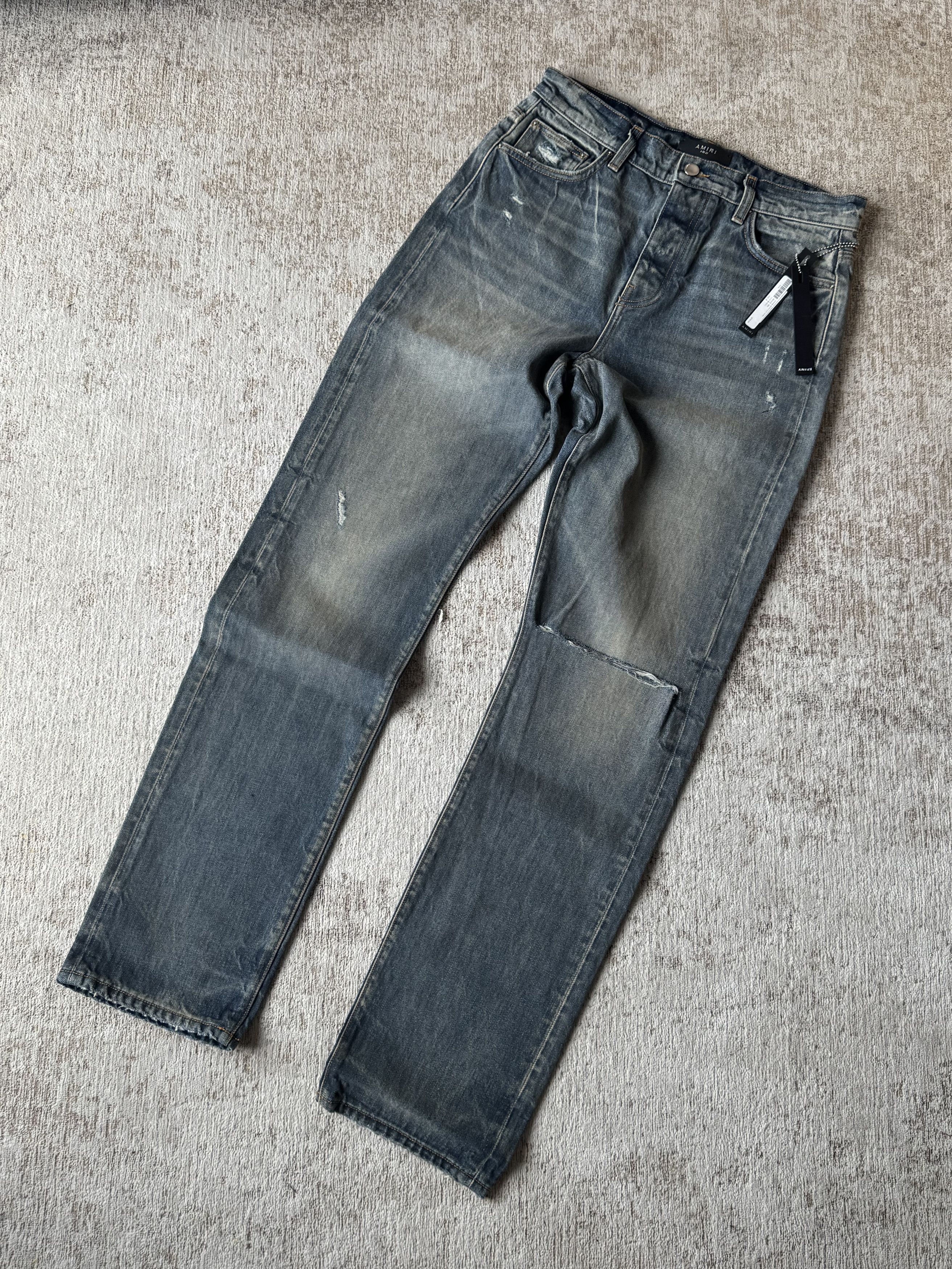 Amiri AMIRI Straight leg jeans | SIZE 30 | INDIGO Size US 30 / EU 46 - 1 Thumbnail