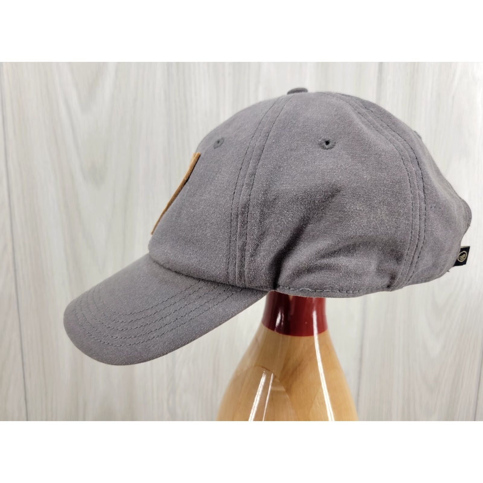 United By Blue United by Blue Trucker Hat 100% Organic Cotton Cap Leather Patch Mountains Adjustable Unisex Adults Blue Cotton Lightweight Breathable Casual Vintage? Size ONE SIZE - 5 Thumbnail