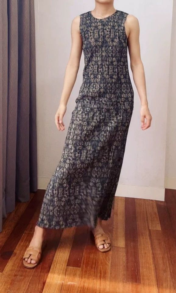 Issey Miyake Issey Miyake size:4 A vintage black and grey dress Size XS / US 0-2 / IT 36-38 - 1 Thumbnail