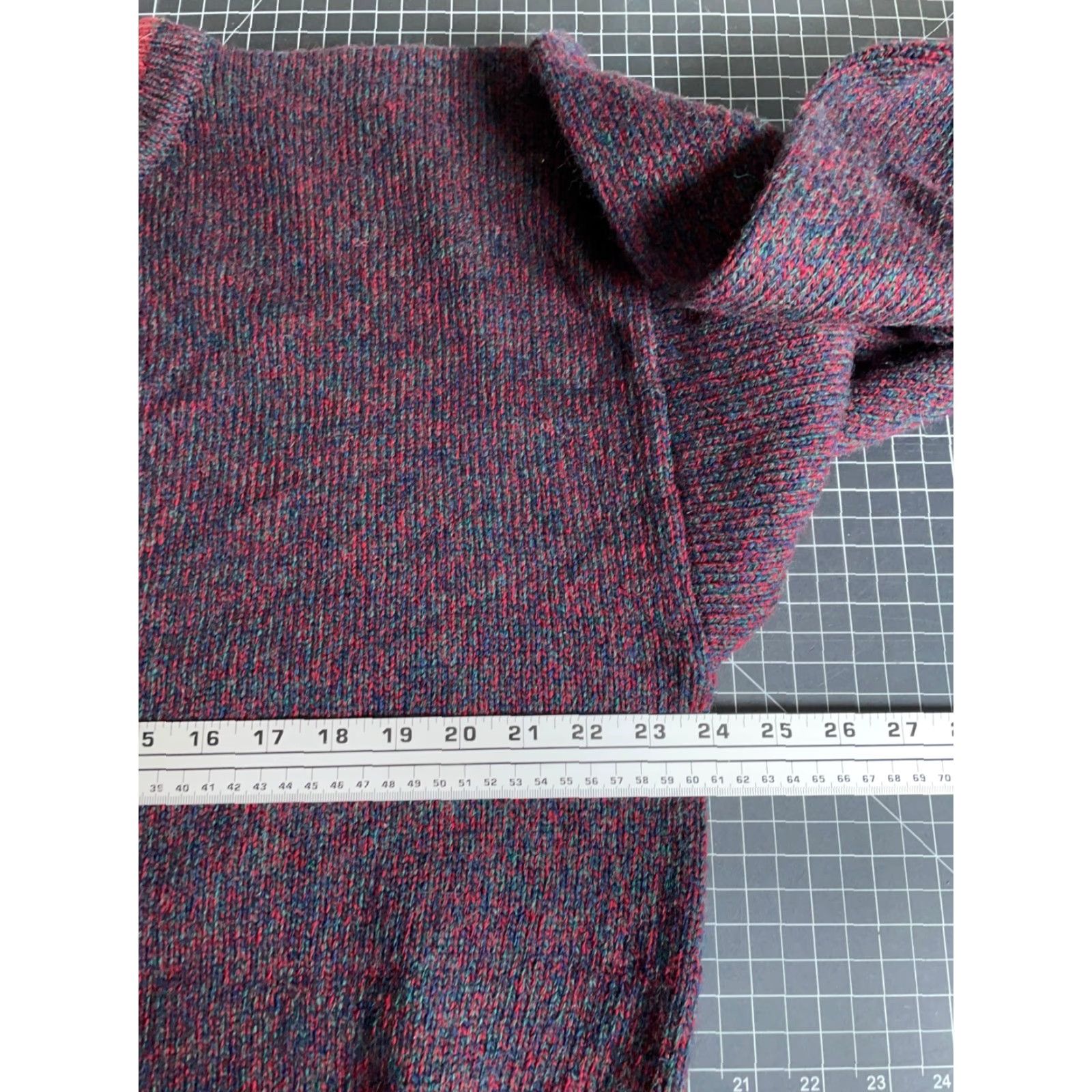 Vintage Woolrich Wool Blend Sweater Men's XL Dark Red Claret Chunky Knit Hand Framed Size US XL / EU 56 / 4 - 5 Thumbnail