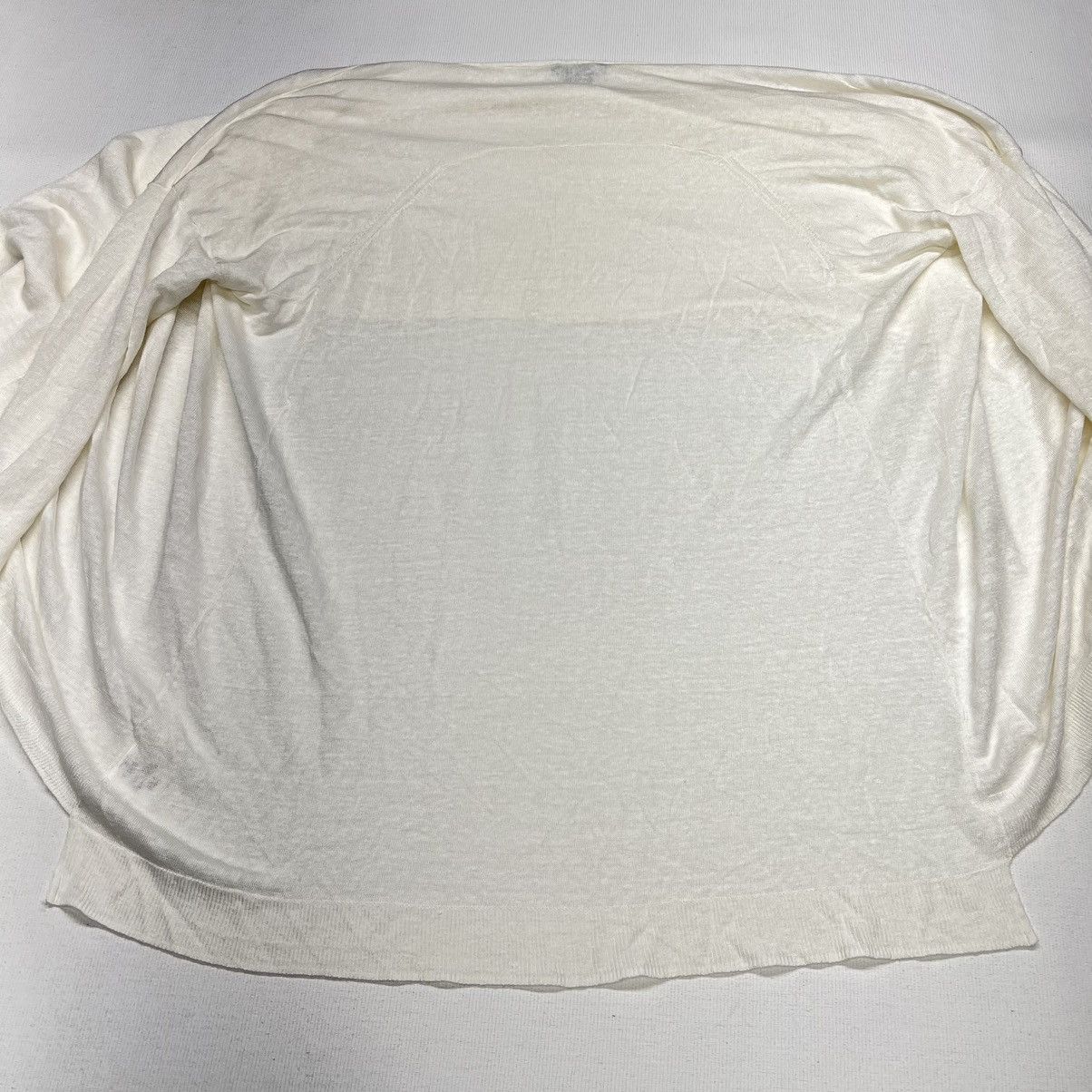 Theory NEW Theory Cardigan Sweater White Linen Drape Billey Riflex Size S / US 4 / IT 40 - 16 Thumbnail