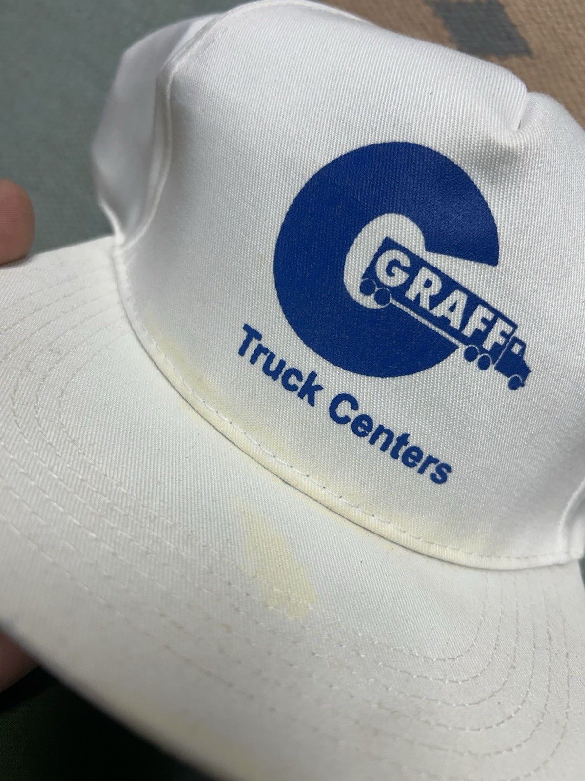 Vintage Vtg Snap hat Graff truck centers Chevrolet car dealership Size ONE SIZE - 3 Thumbnail