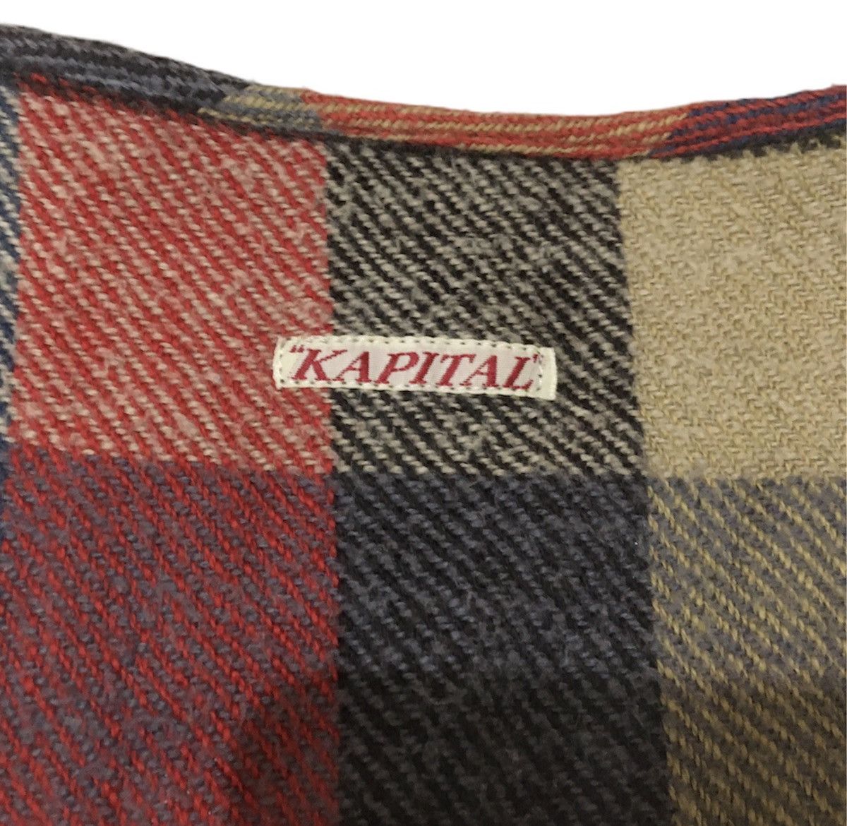 Kapital Kapital Plaid Check Sleeveless Cotton Shirt Size US M / EU 48-50 / 2 - 7 Thumbnail